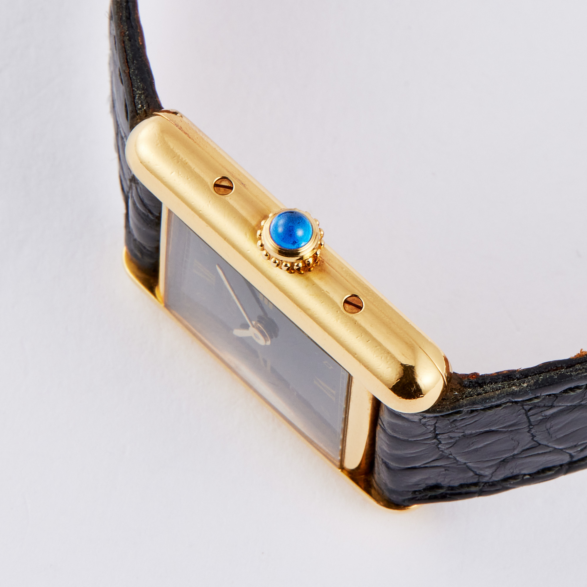 Tank Vermeil Gold Plated Black Dial 20mm Product Image 2