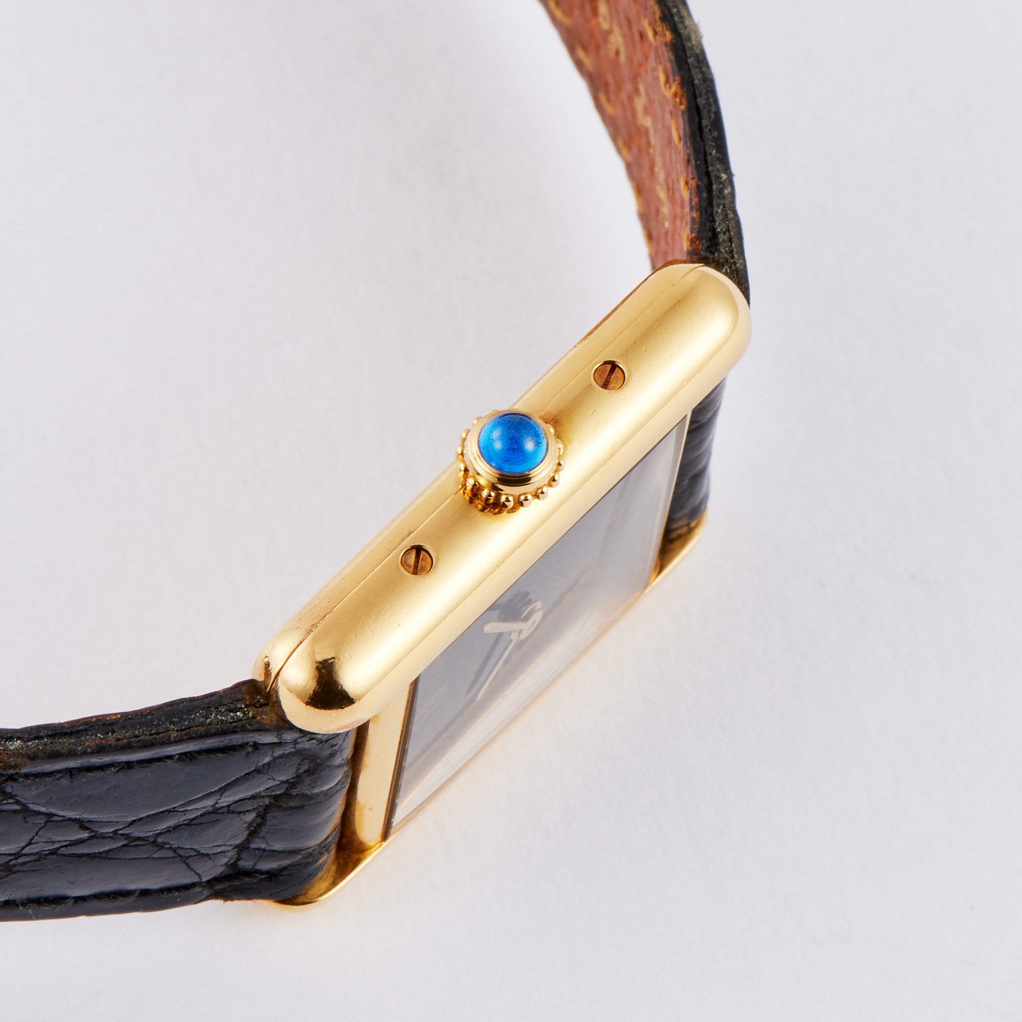 Tank Vermeil Gold Plated Black Dial 20mm Product Image 3