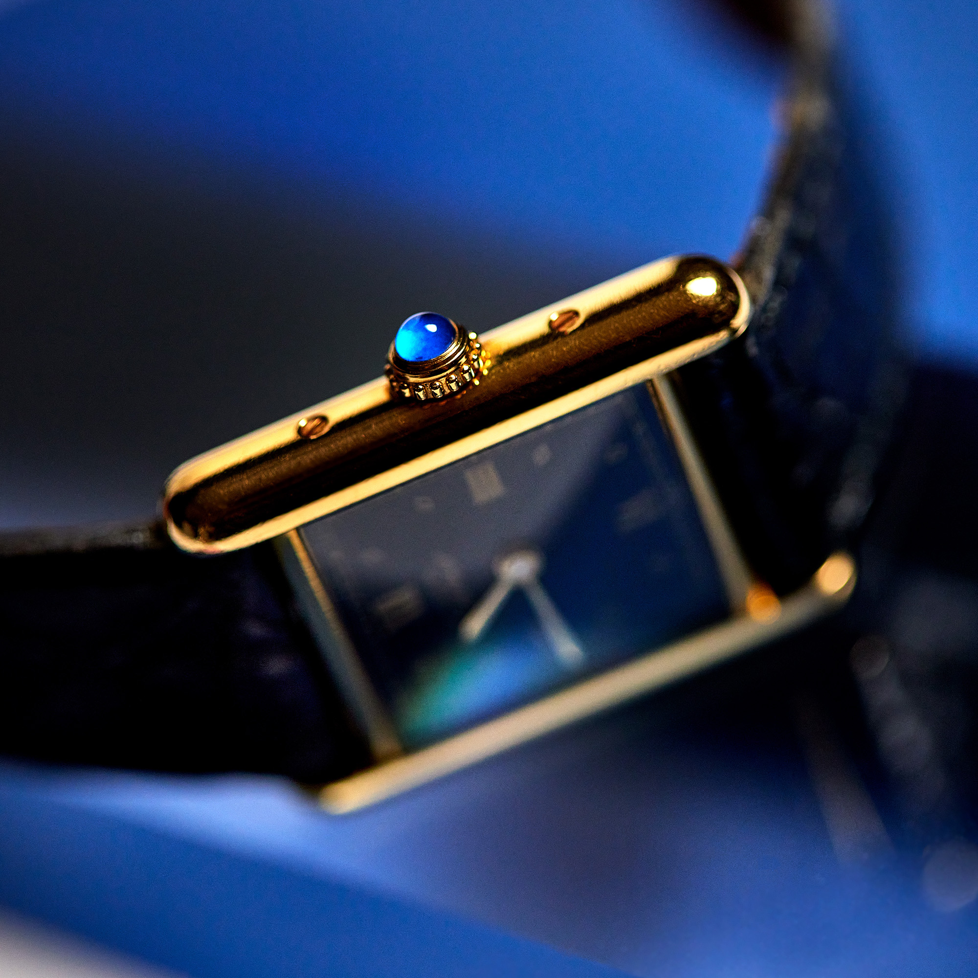 Tank Vermeil Gold Plated Black Dial 20mm Product Image 13