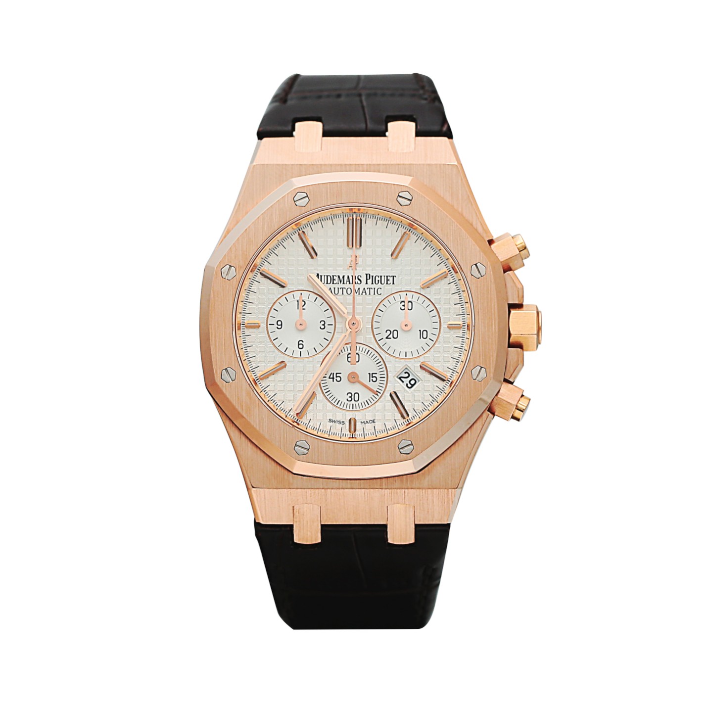 Royal Oak Chronograph Rose Gold Silver Dial 41mm Product Image 1
