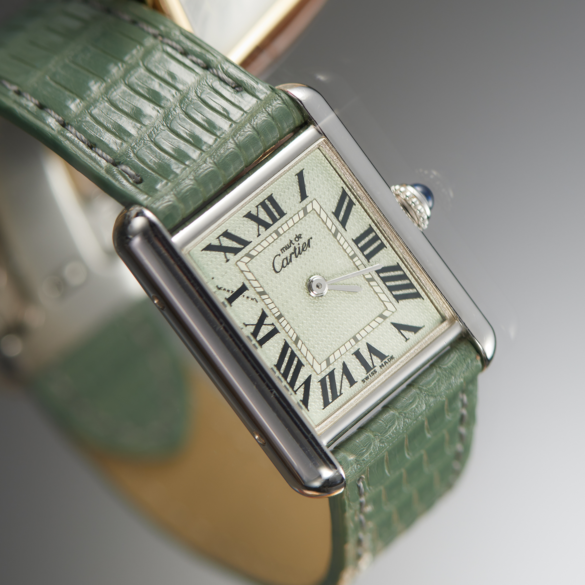 Tank Must Special Edition Silver Light Green Dial 22mm Product Image 11