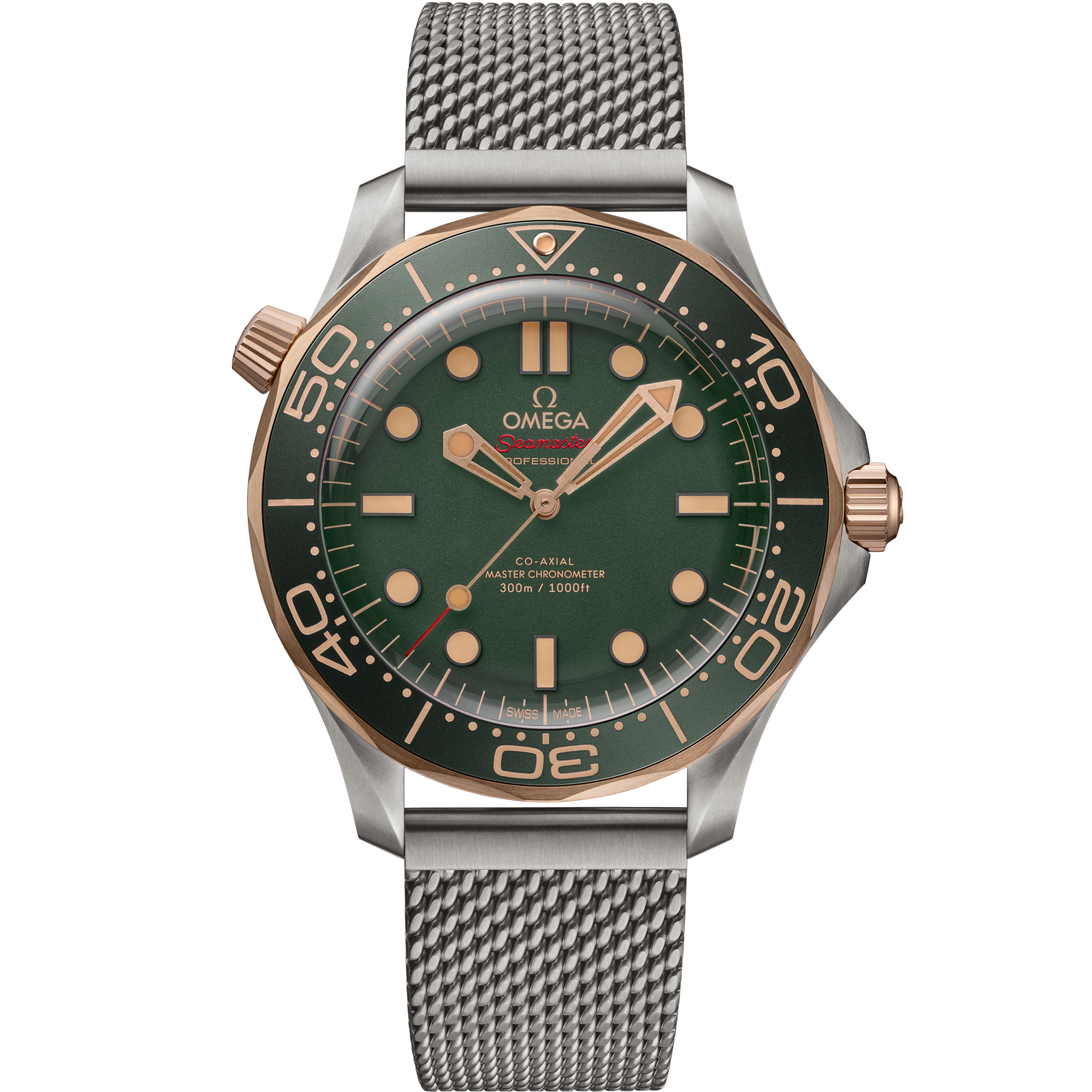 Seamaster Diver 300M Titanium & Bronze Gold Green Dial 42mm Product Image 1