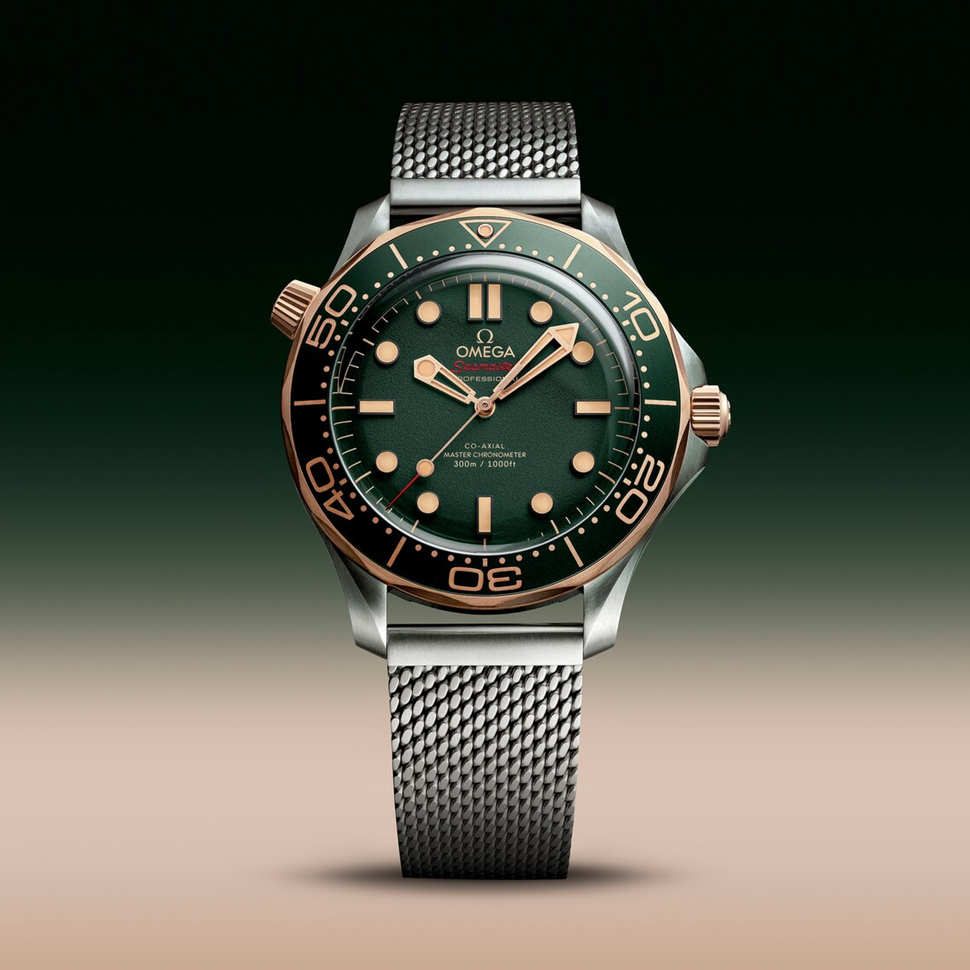 Seamaster Diver 300M Titanium & Bronze Gold Green Dial 42mm Product Image 3