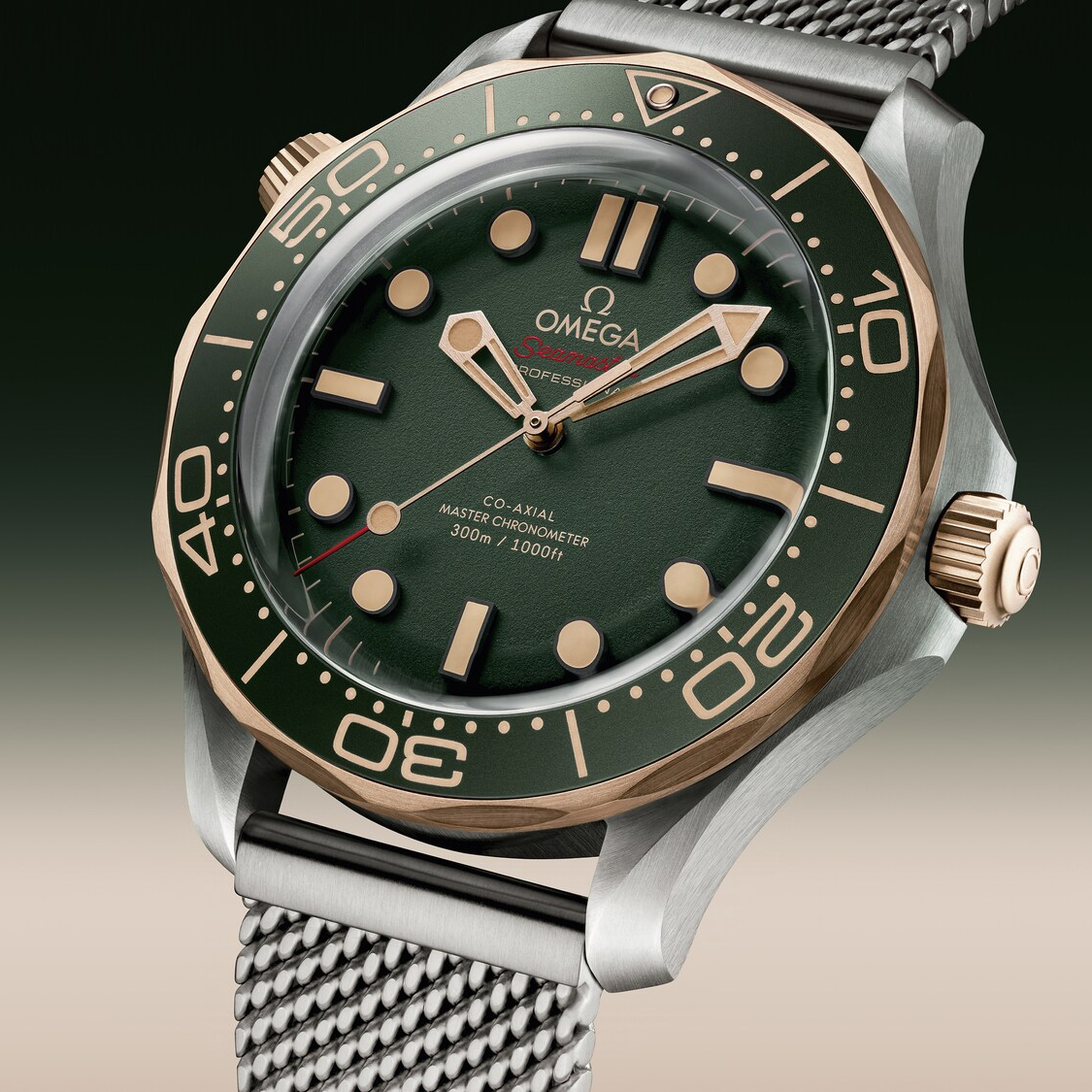 Seamaster Diver 300M Titanium & Bronze Gold Green Dial 42mm Product Image 4