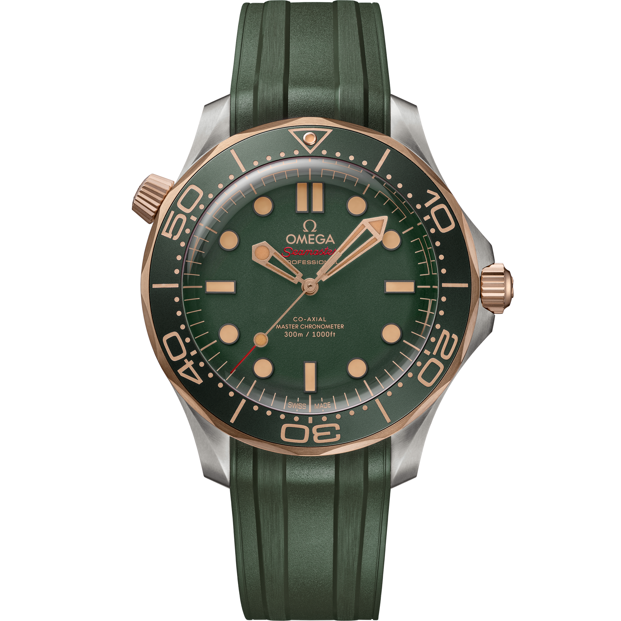 Seamaster Diver 300m Bronze Gold & Titanium Green Dial 42mm Product Image 1
