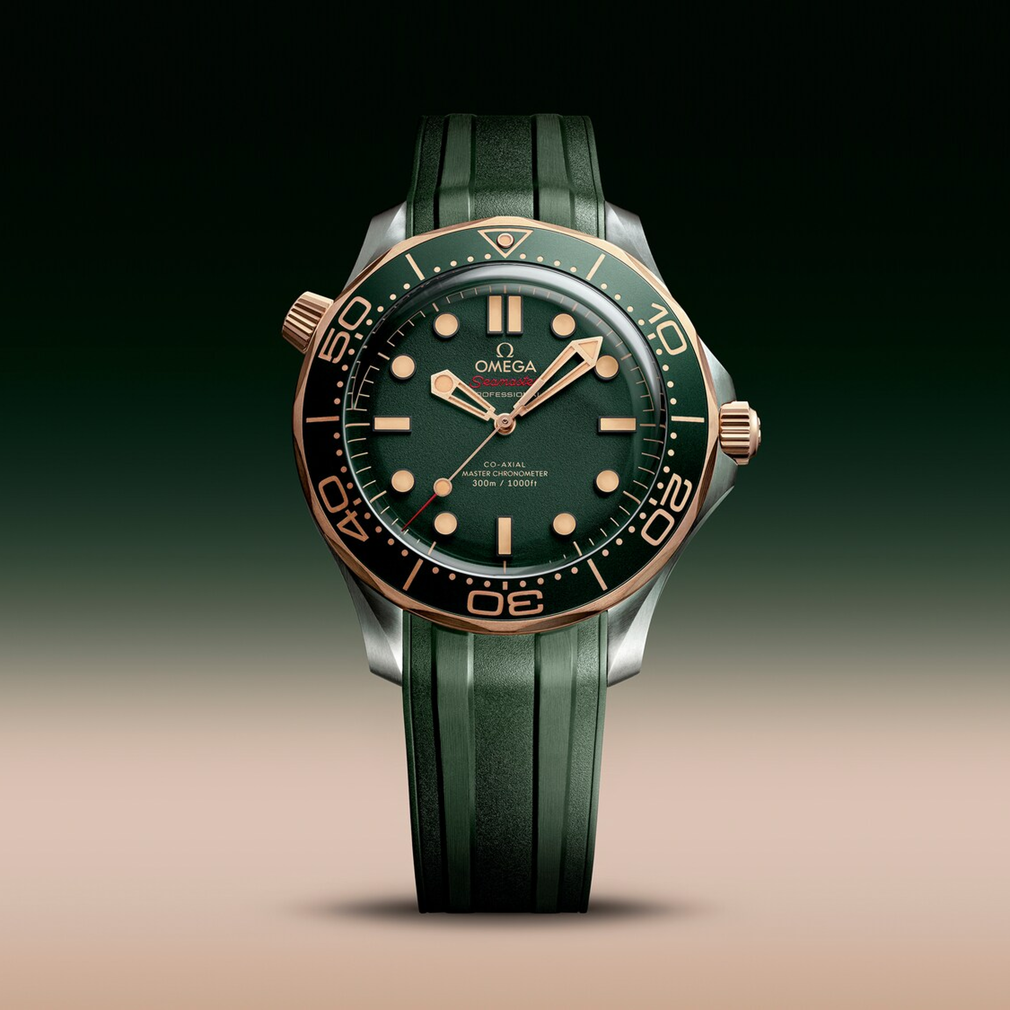 Seamaster Diver 300m Bronze Gold & Titanium Green Dial 42mm Product Image 3