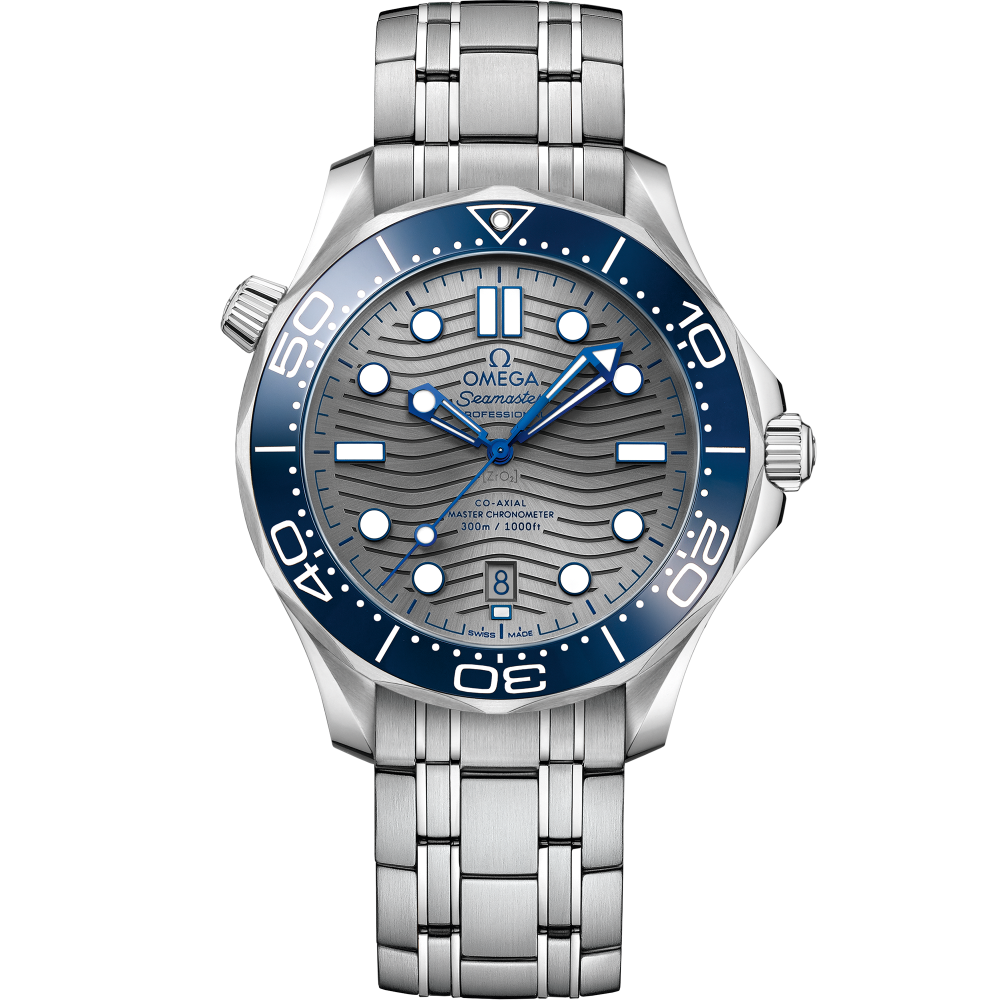 Omega Seamaster Diver 300m Steel Grey Dial 42mm 210.32.42.20