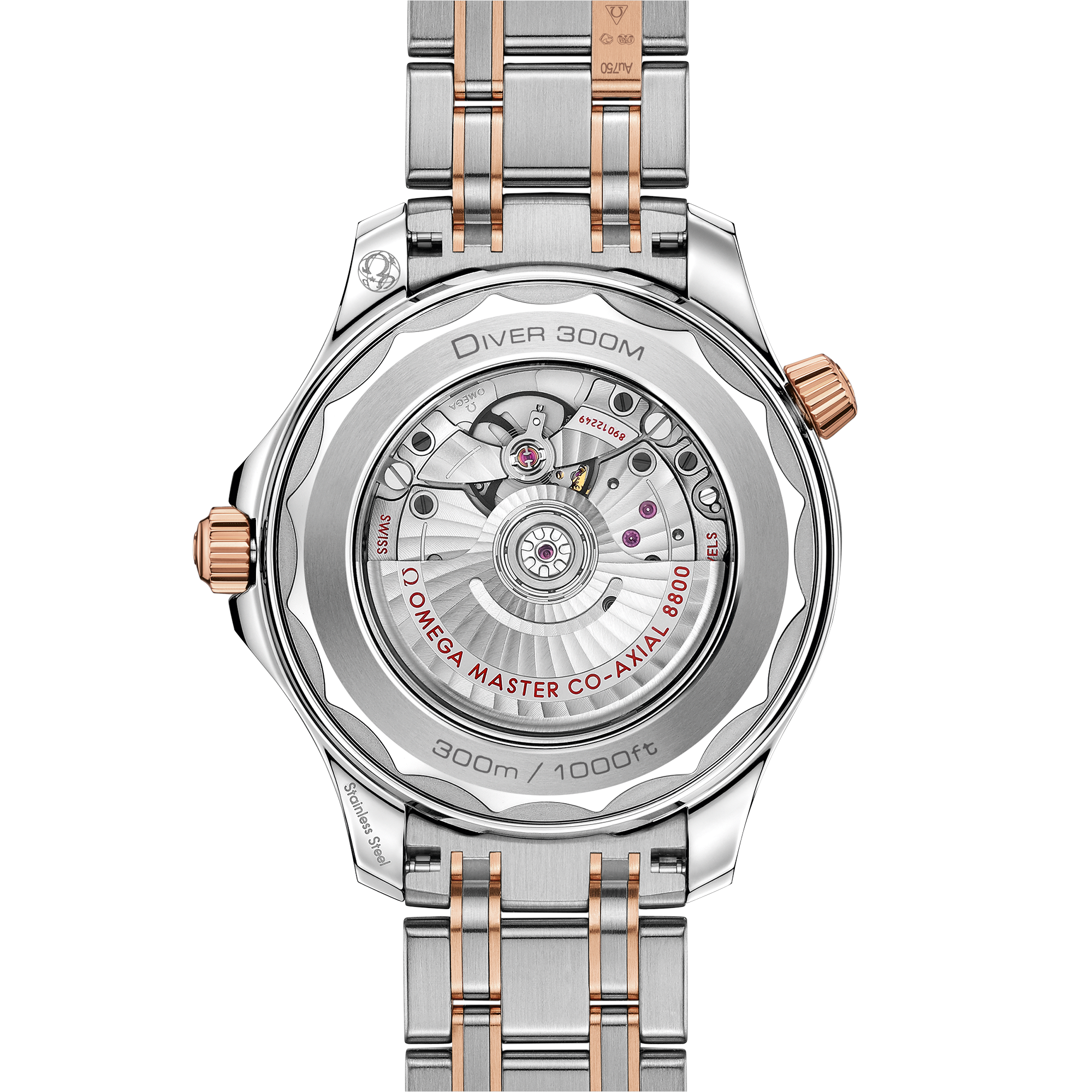Seamaster Diver 300m Rose Gold & Steel Black Dial 42mm Product Image 2