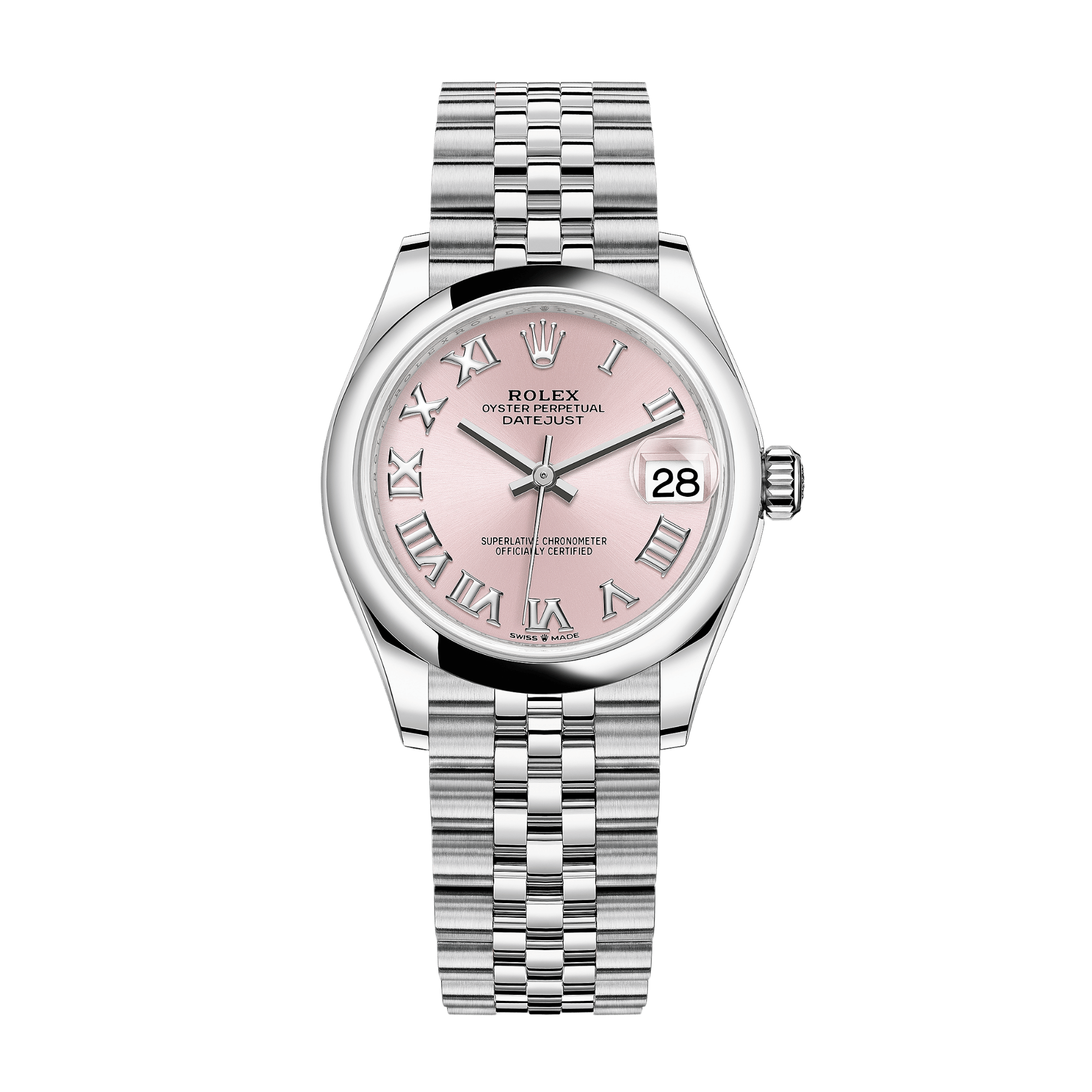 Rolex Datejust Steel Jubilee Pink Dial 31mm 278274-0032 Make an