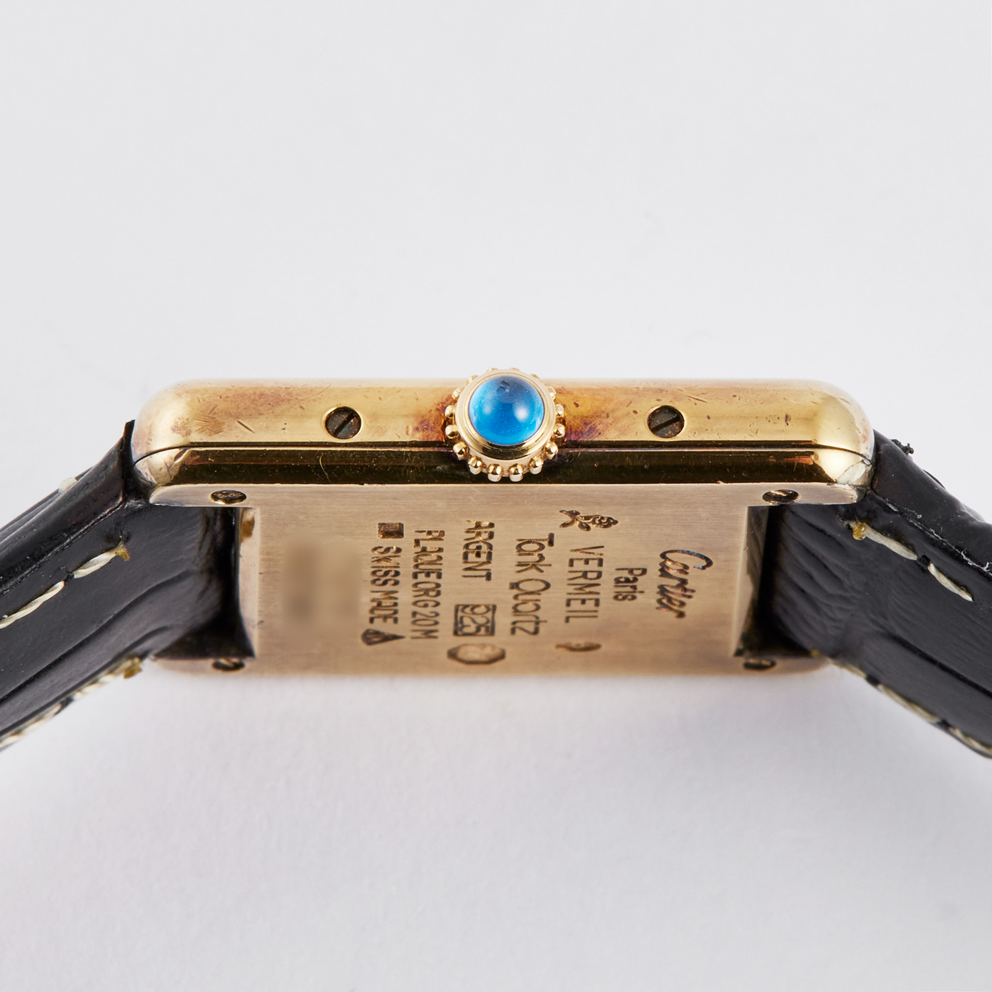 Vintage Tank Gold Plated White Dial 20mm Product Image 4