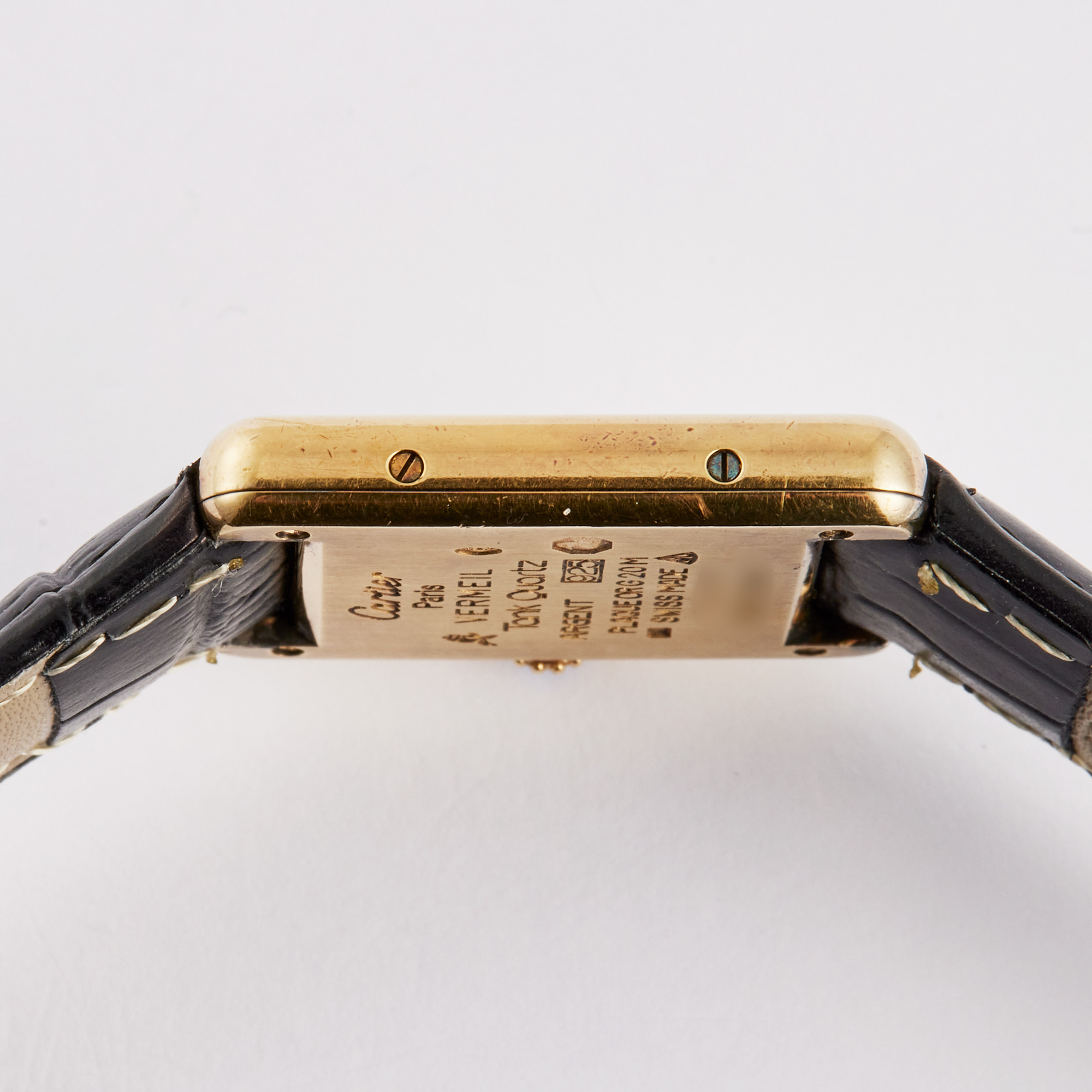 Vintage Tank Gold Plated White Dial 20mm Product Image 5
