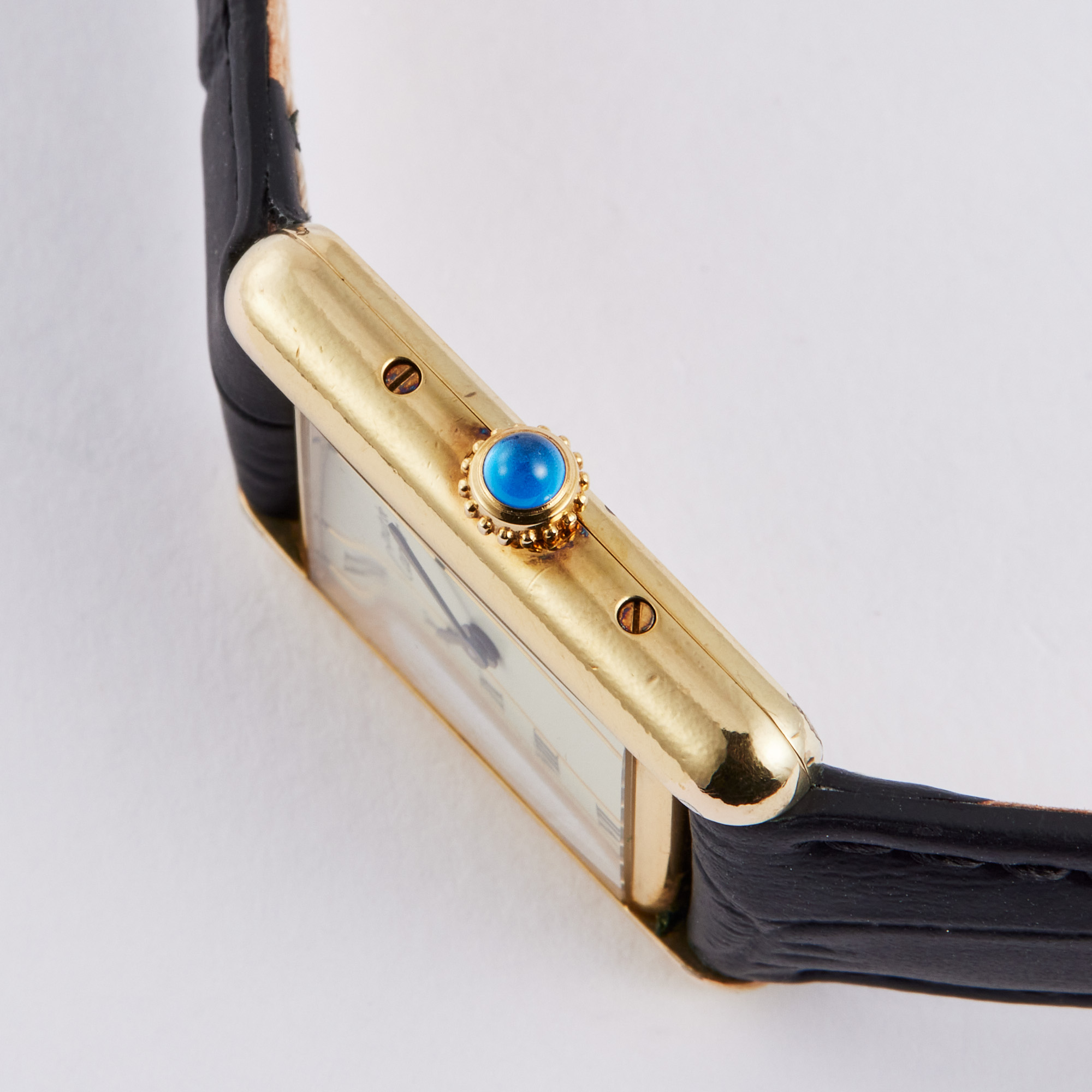 Vintage Tank Gold Plated White Dial 21mm Product Image 2