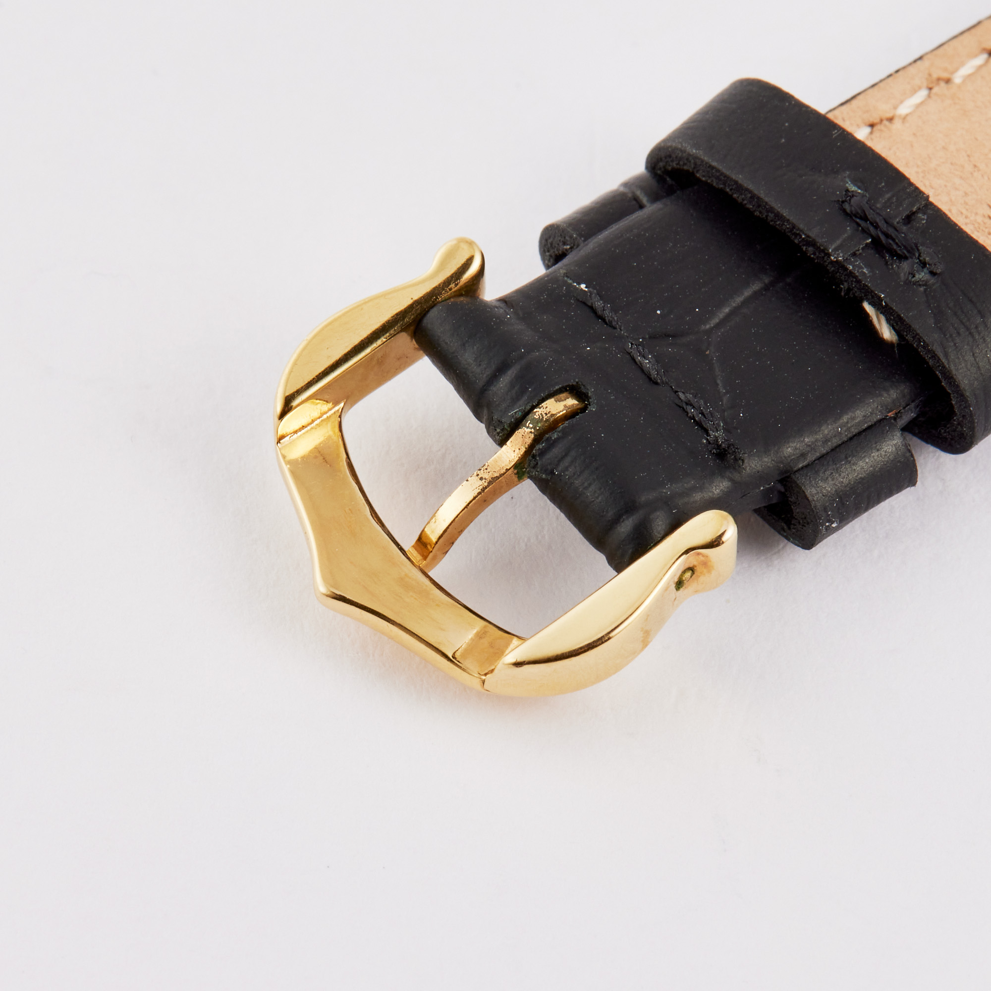 Vintage Tank Gold Plated White Dial 21mm Product Image 8