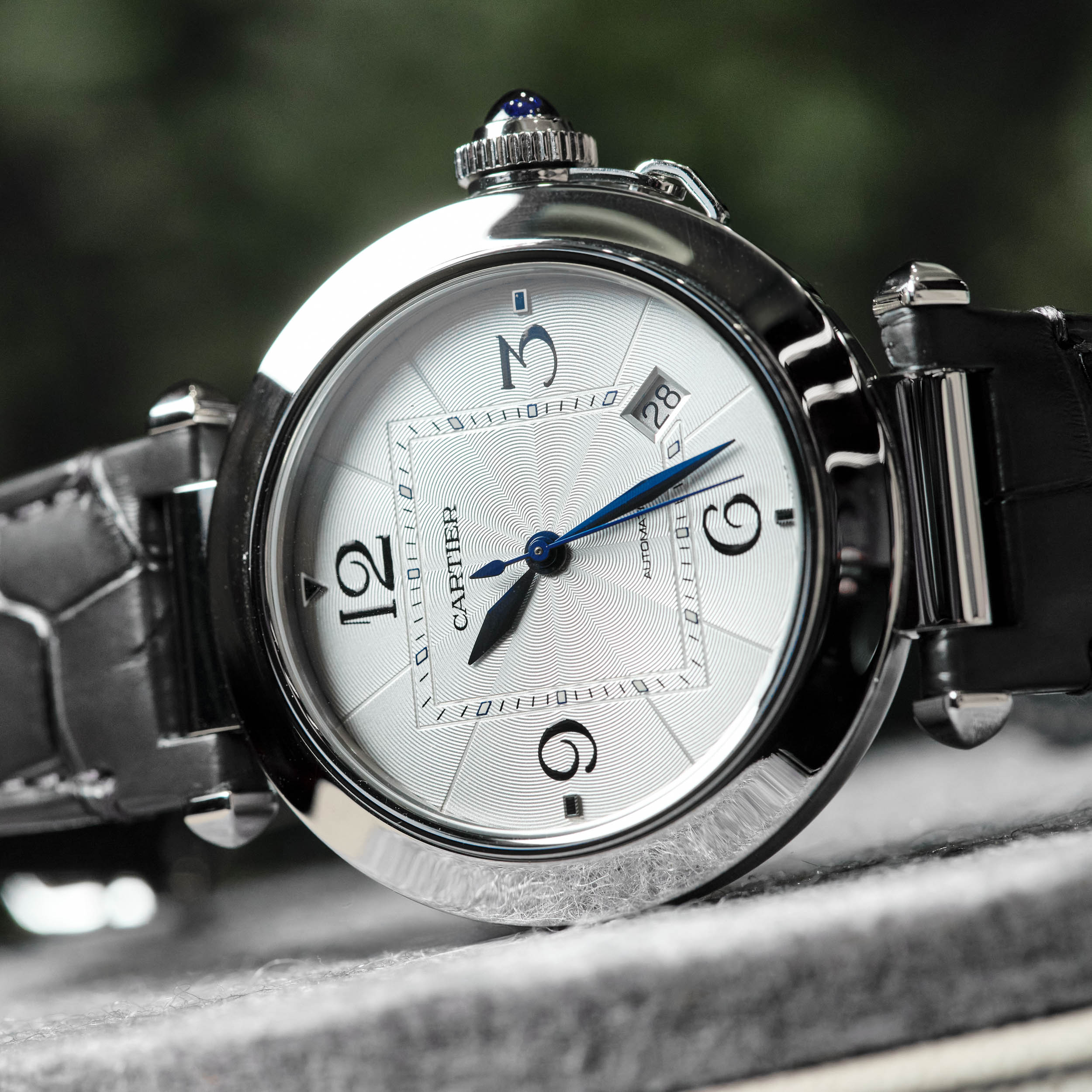 Pasha de Cartier Steel Silver Dial 41mm Product Image