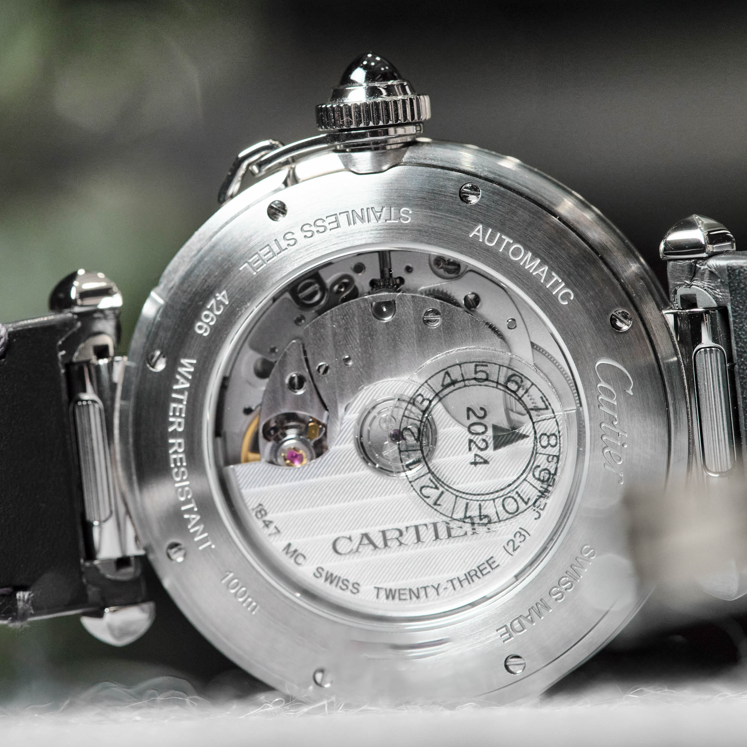 Pasha de Cartier Steel Silver Dial 41mm Product Image