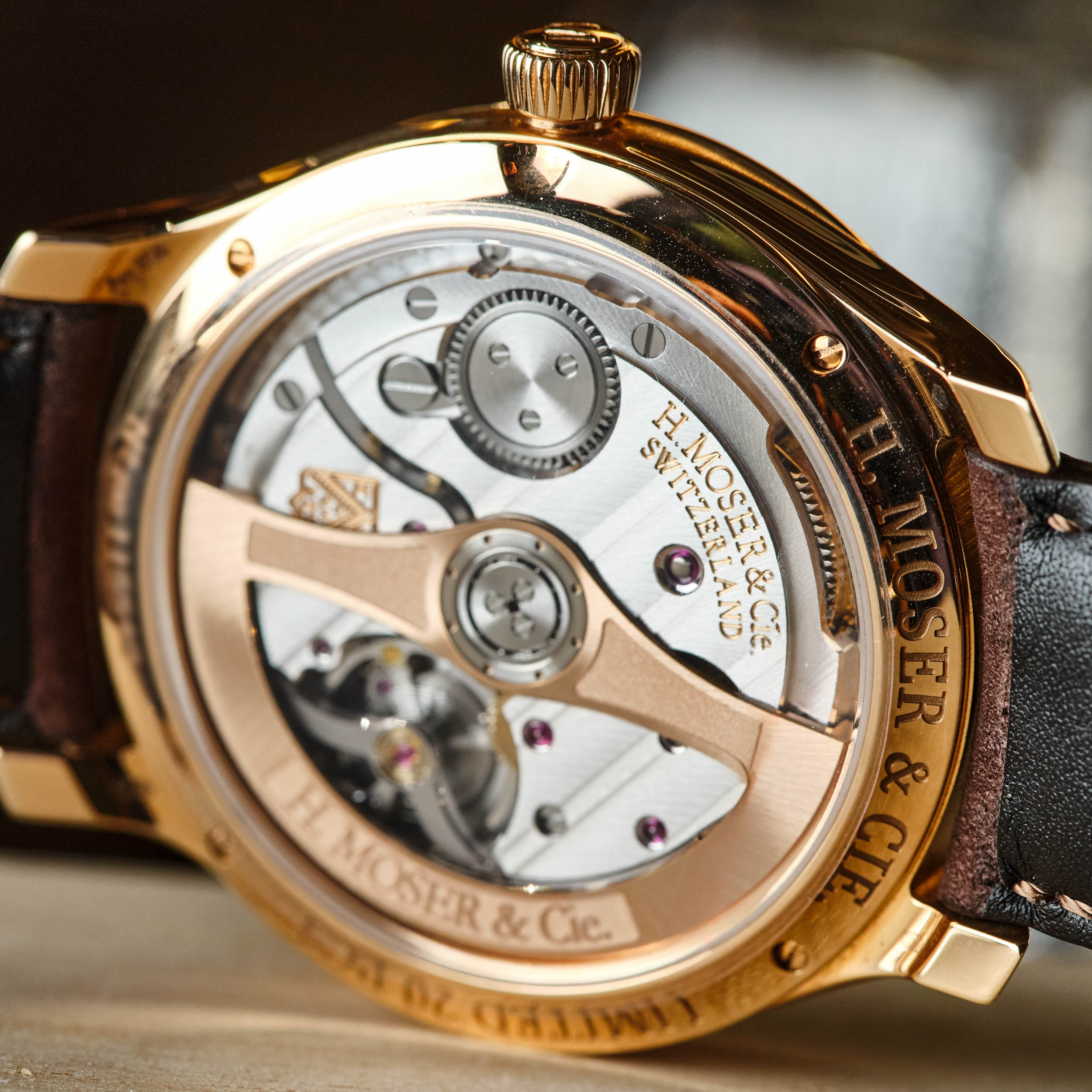 Endeavour Centre Seconds Rose Gold Grey Fume Dial Product Image