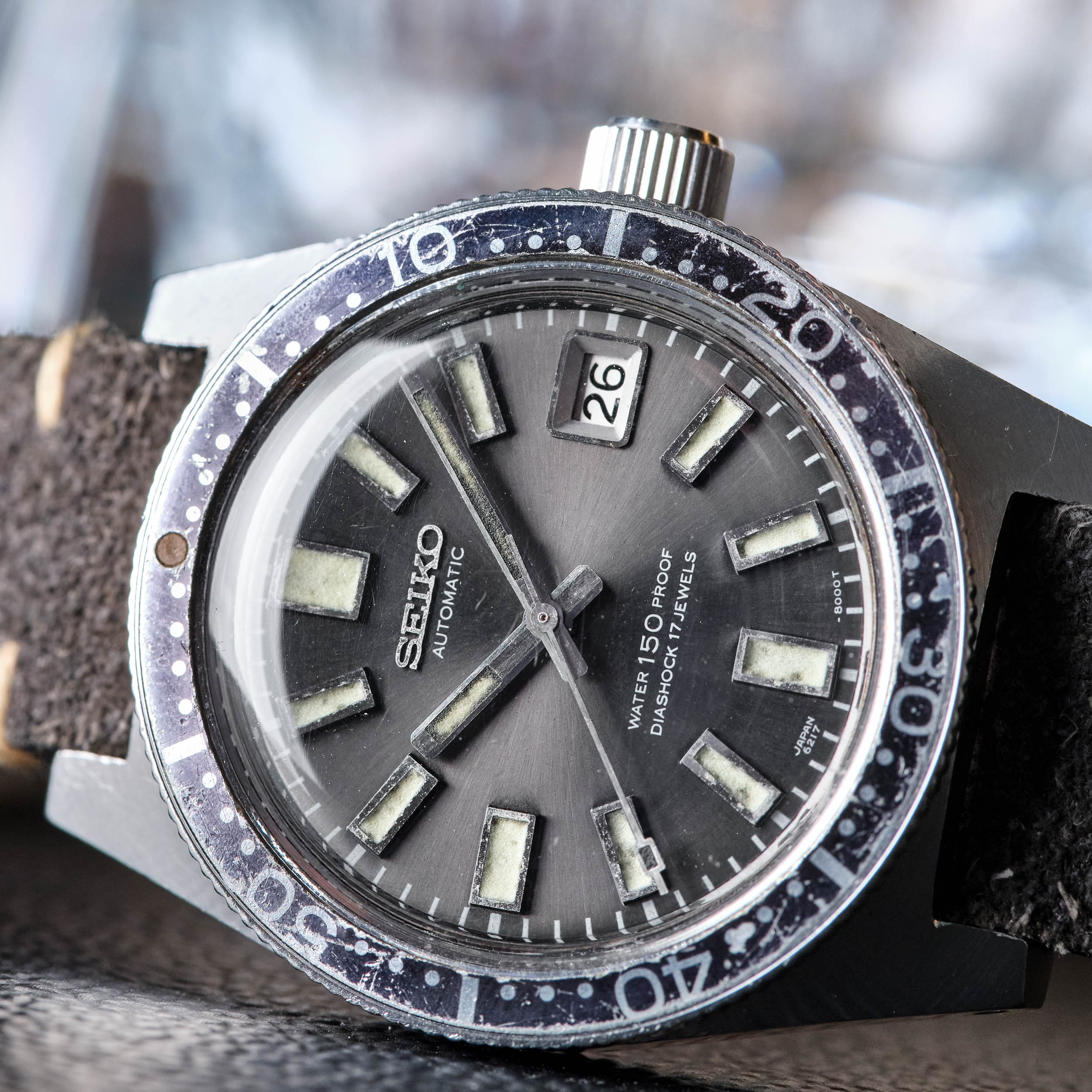 Vintage Diver Steel Black Dial 37mm Product Image