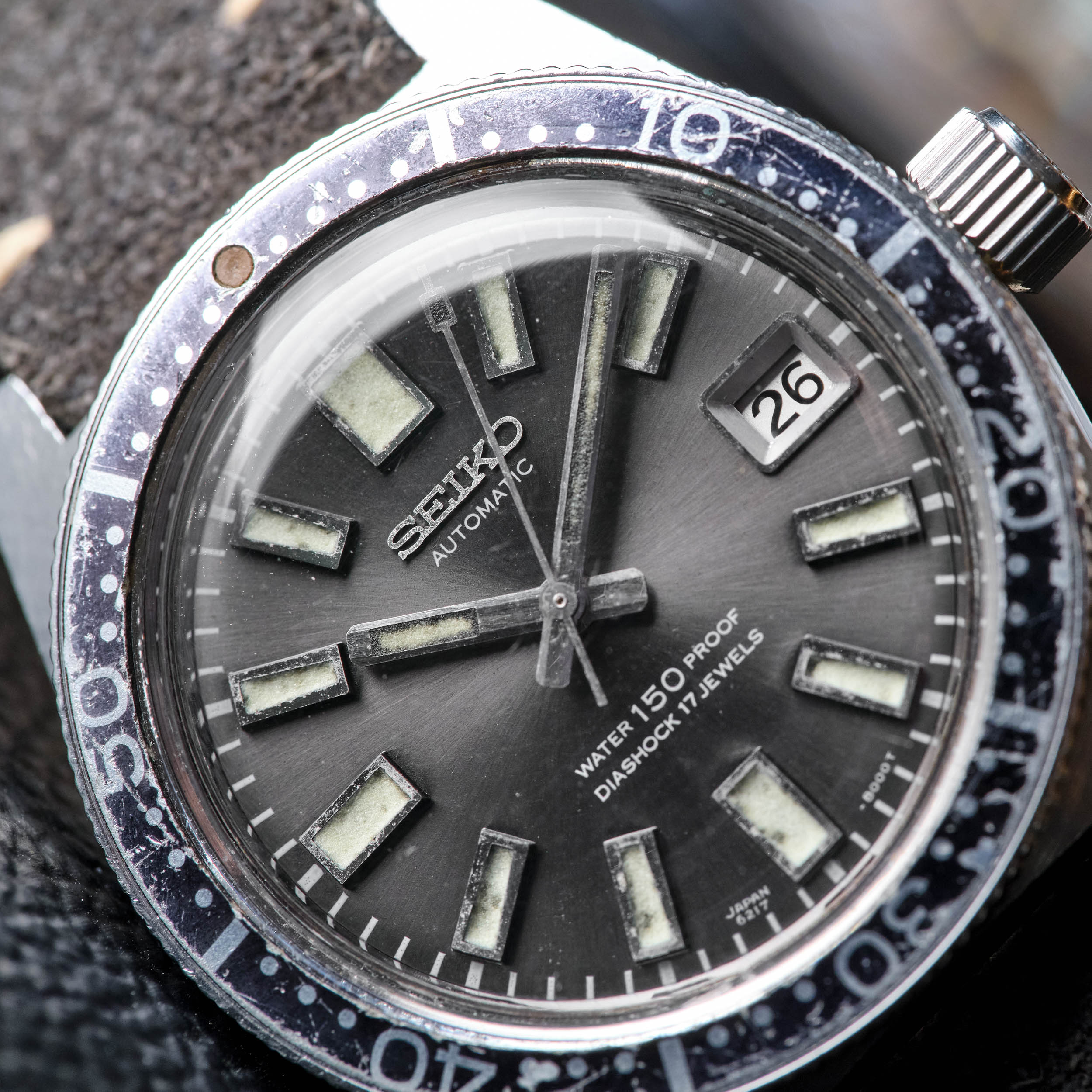 Vintage Diver Steel Black Dial 37mm Product Image