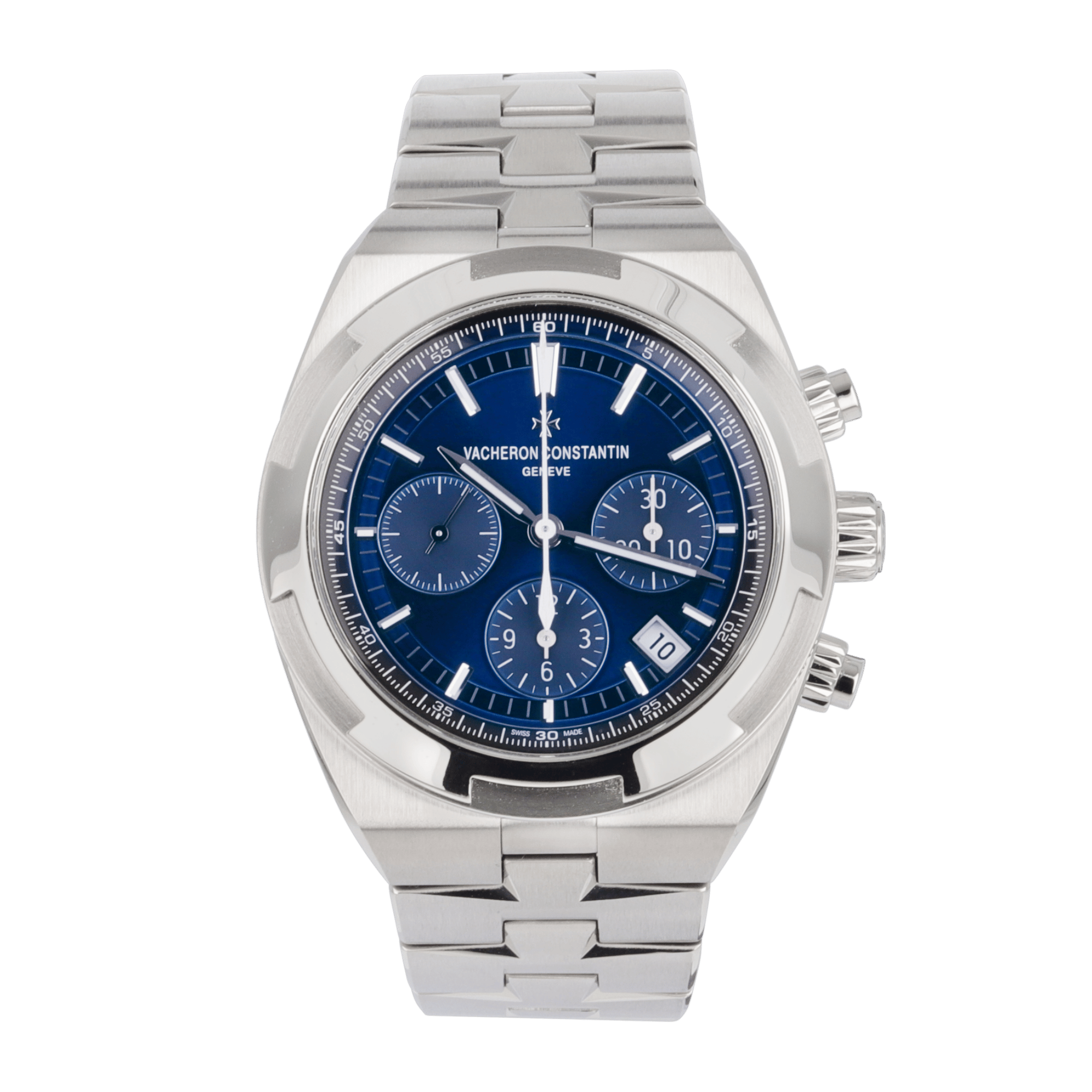 Overseas Chronograph Steel Blue Dial 42mm Product Image