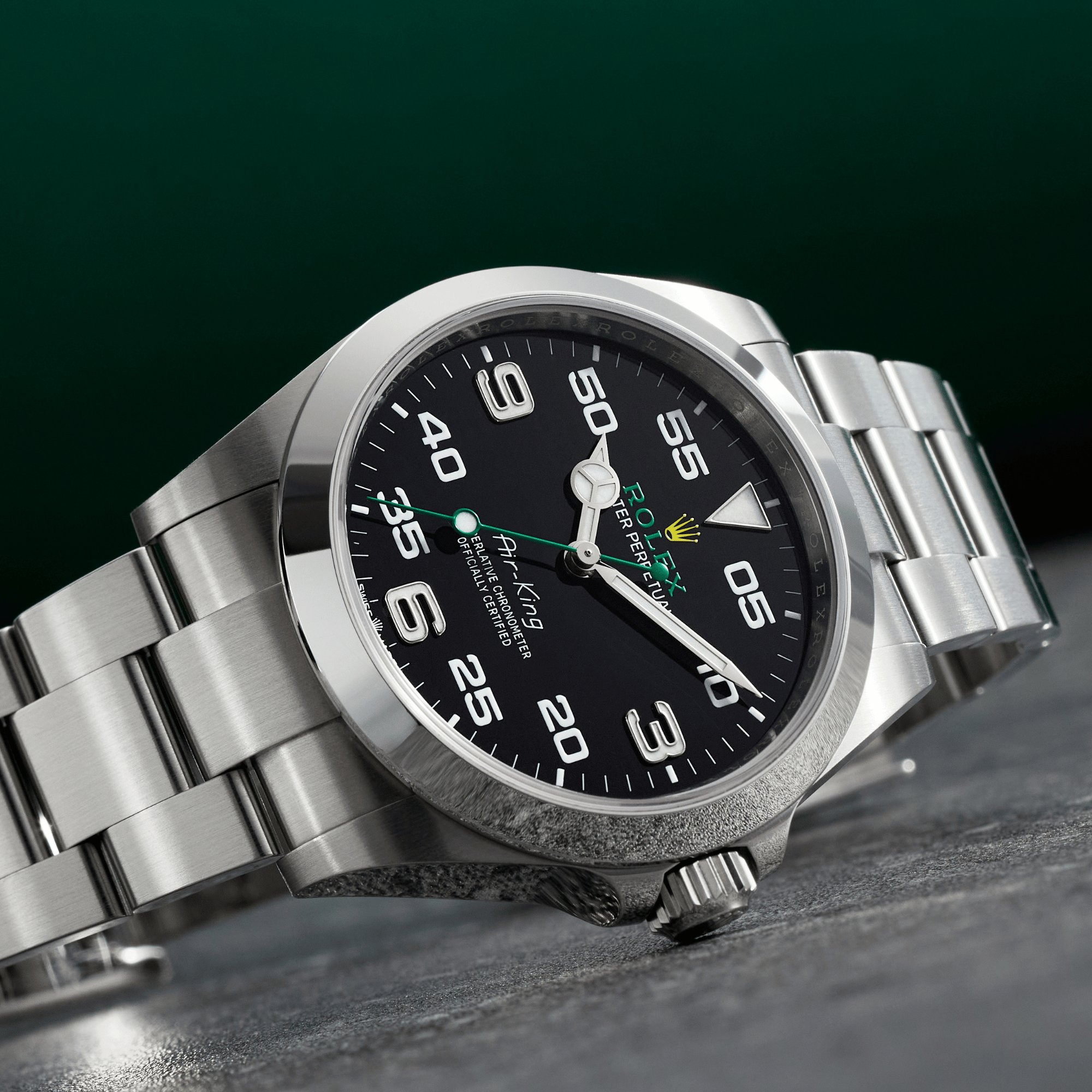 Air-King Steel Black Dial 40mm Product Image
