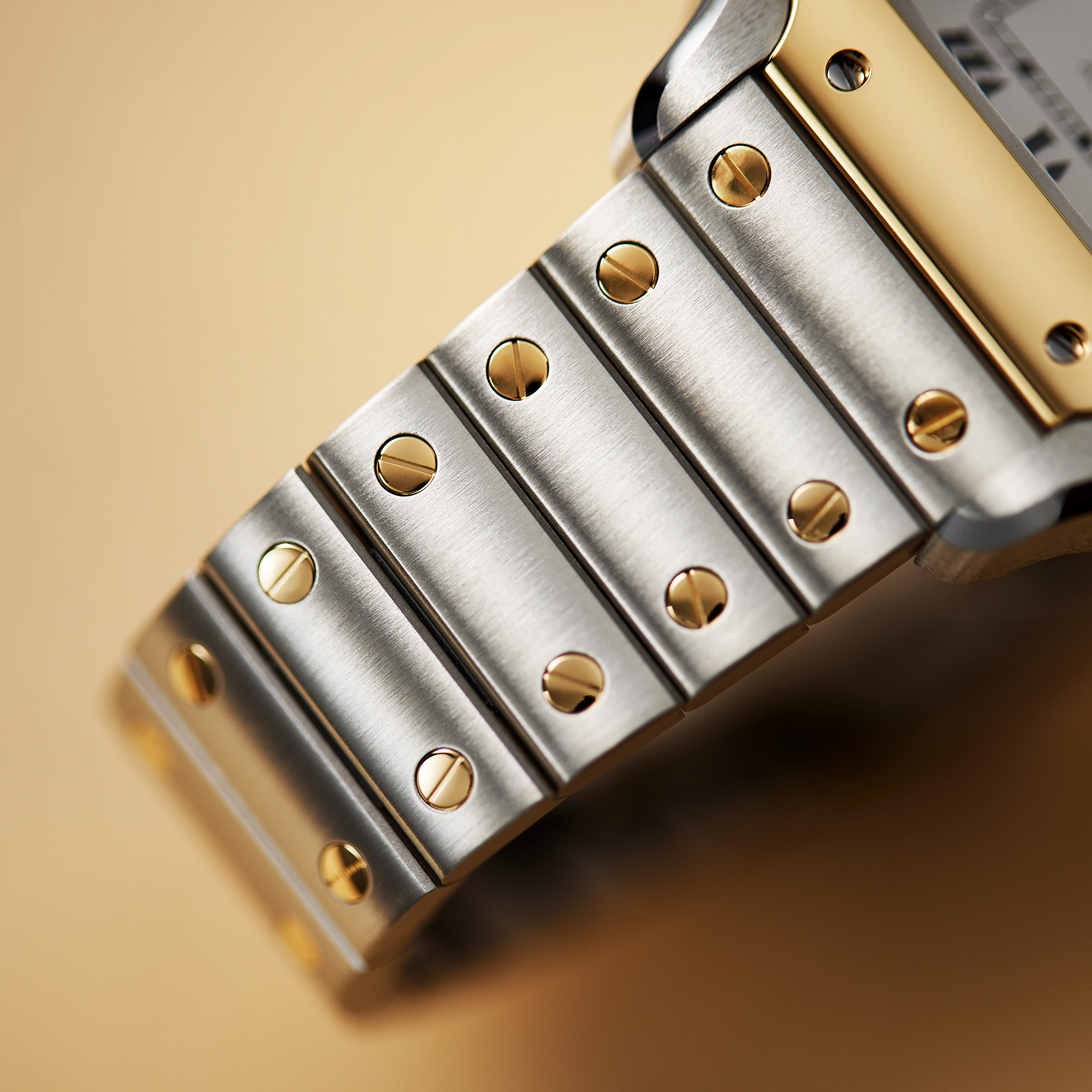 Santos de Cartier Yellow Gold & Steel White Dial 35mm Product Image