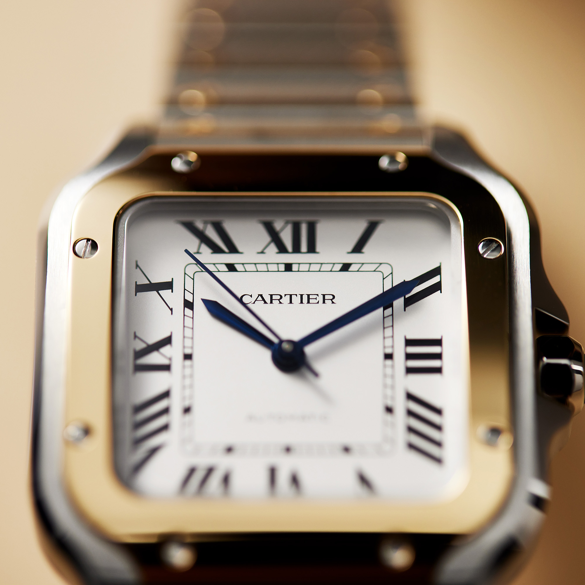 Santos de Cartier Yellow Gold & Steel White Dial 35mm Product Image