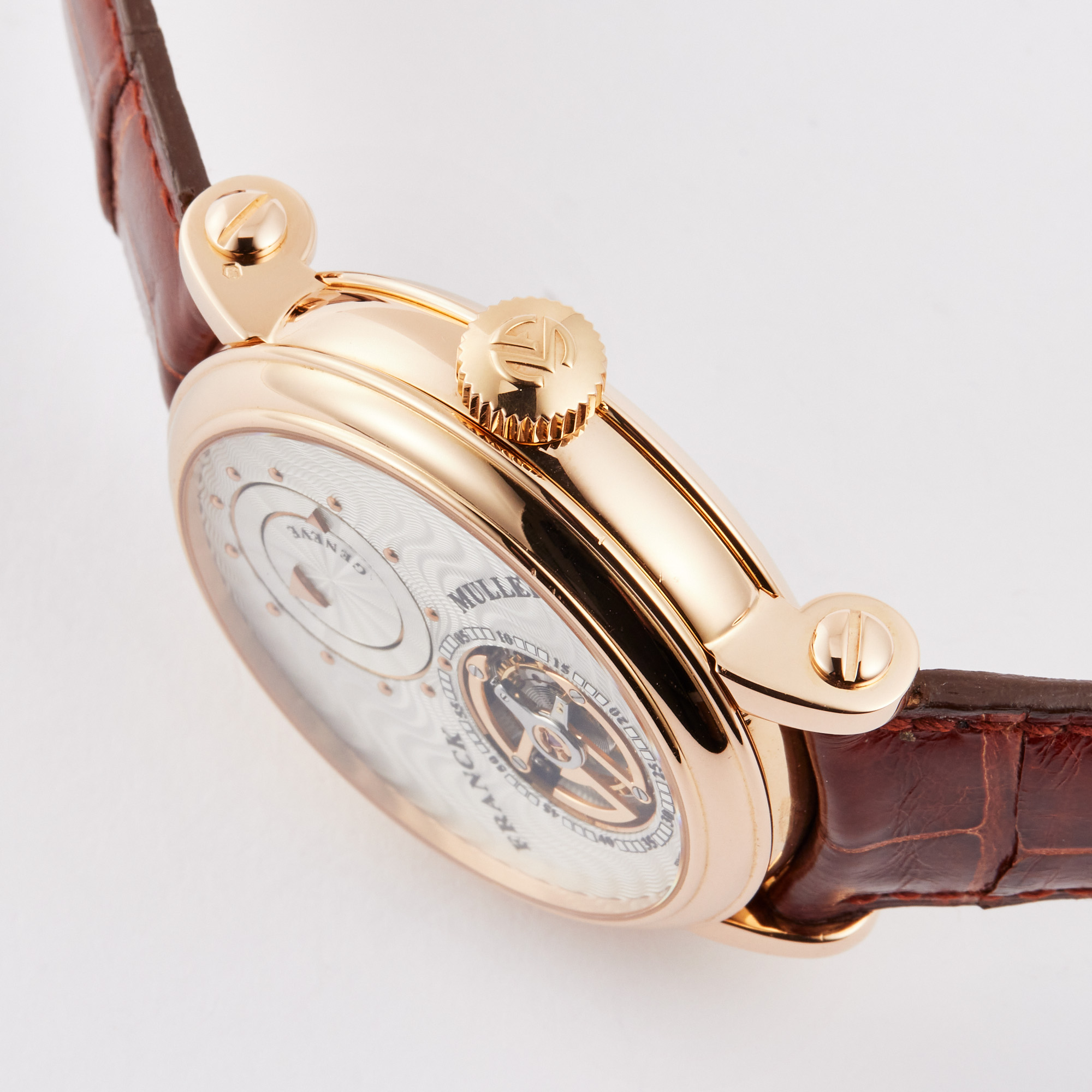 Double Mystery Tourbillon Rose Gold Silver Dial 42mm Product Image 2