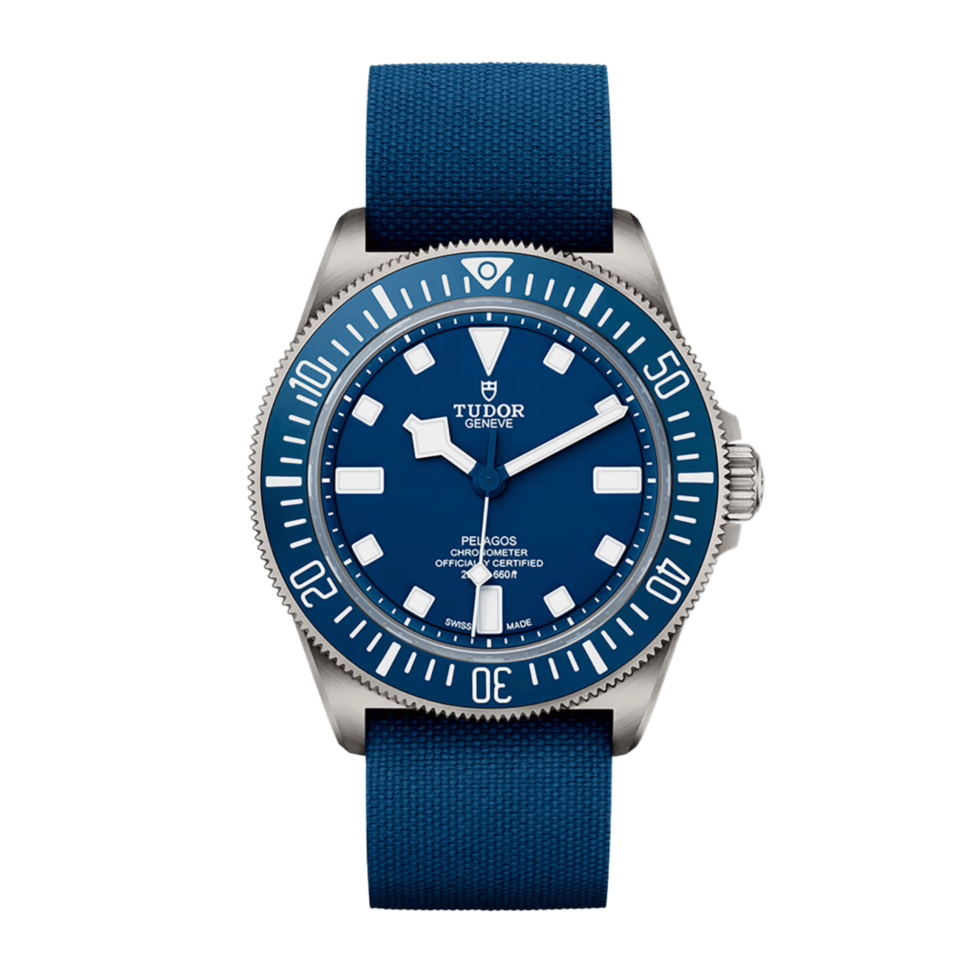 Pelagos FXD "Marine Nationale" 2025 Titanium Blue Dial 42mm Product Image