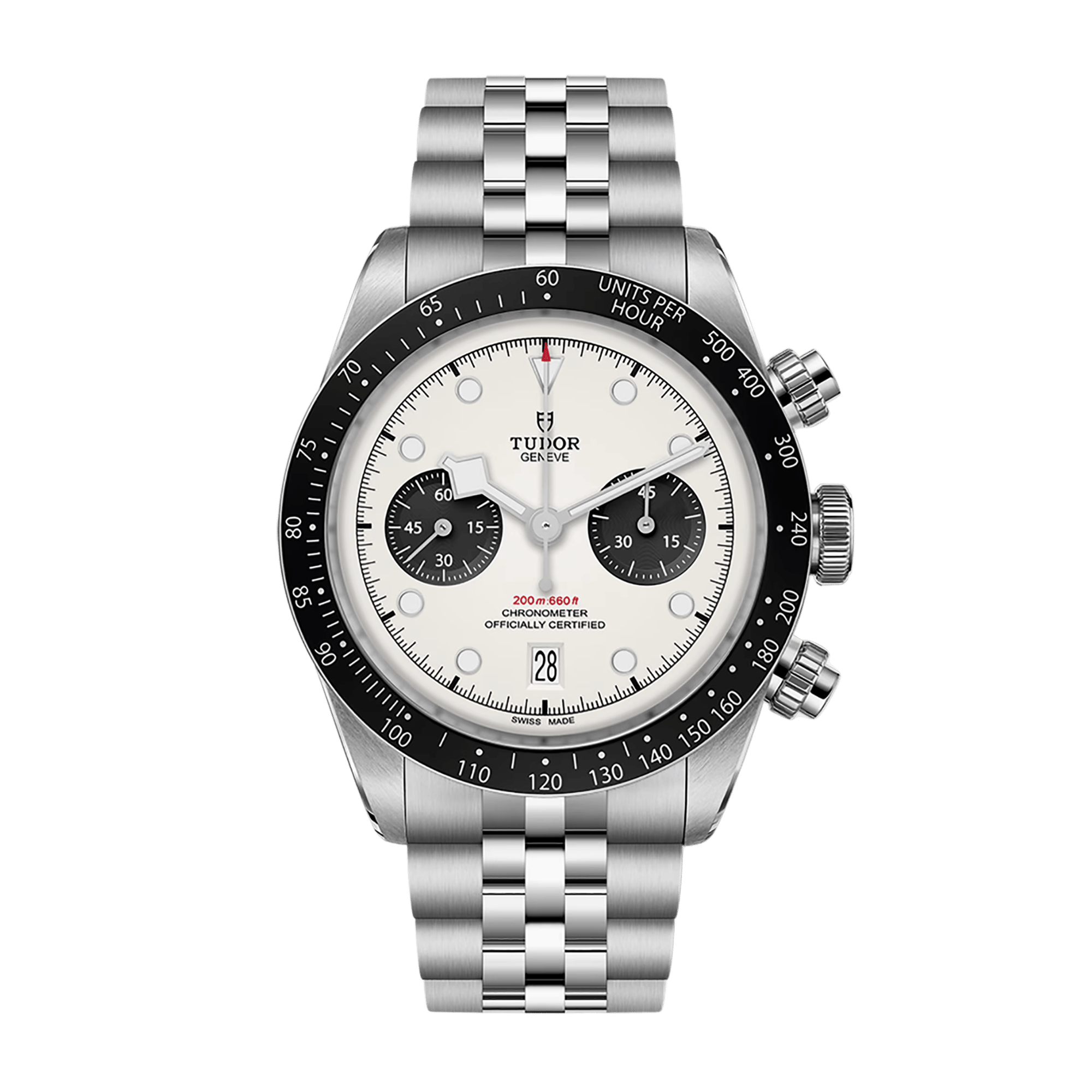 Heritage Black Bay Chronograph Steel White Dial 41mm Product Image