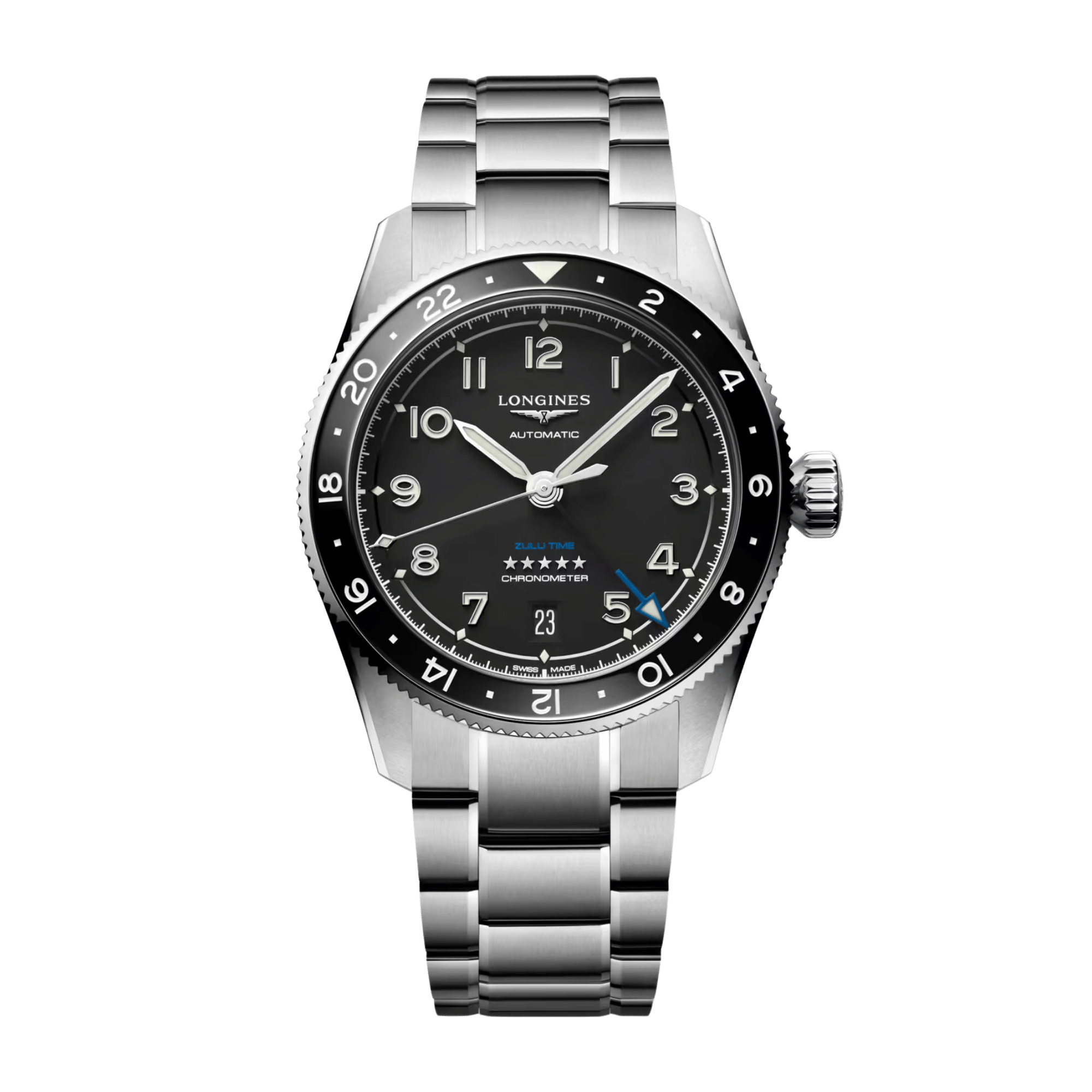 Longines Spirit Zulu Time Hodinkee 39 mm ref. L3.802.1.59.6