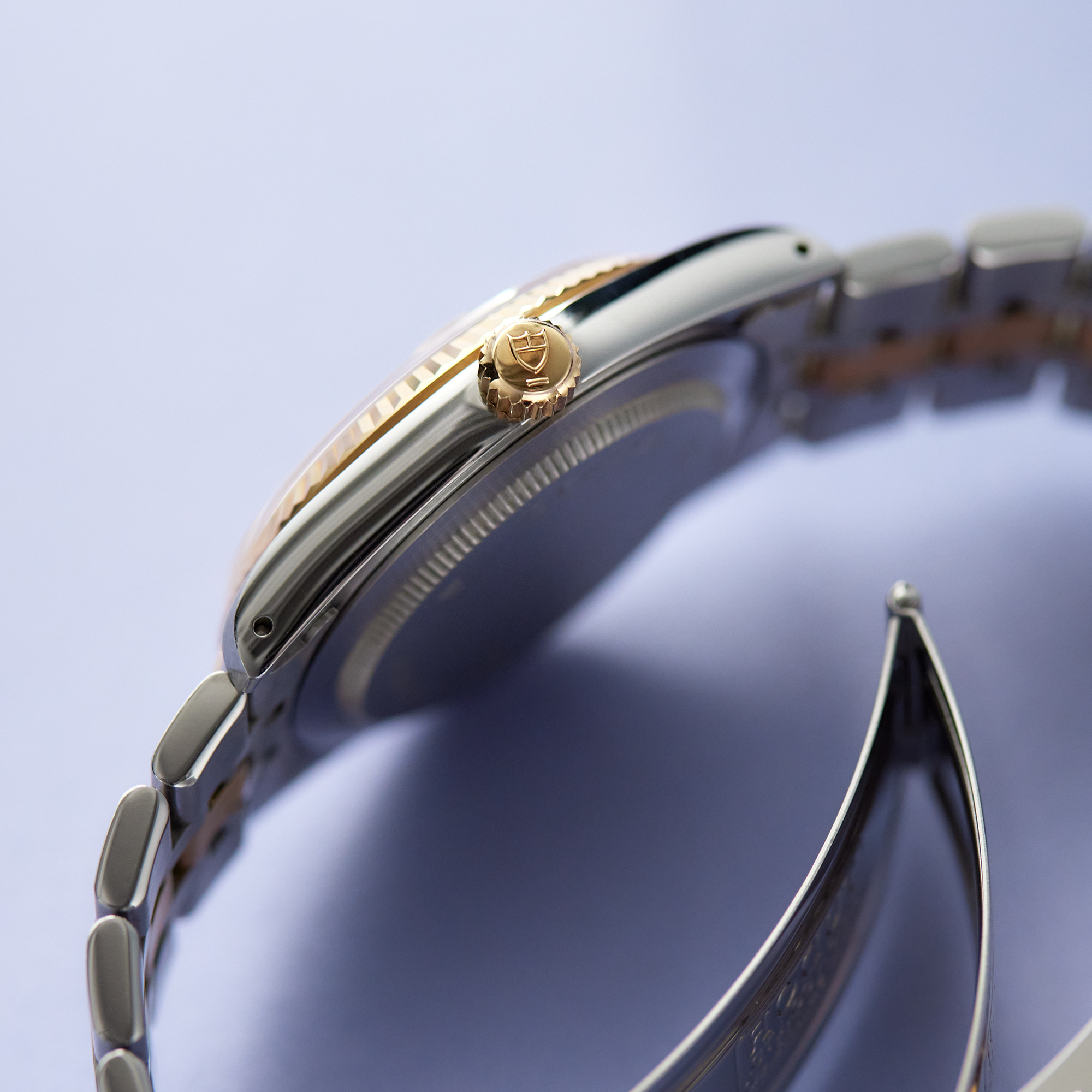 Prince Date Yellow Gold & Steel Gold Dial 34mm Product Image