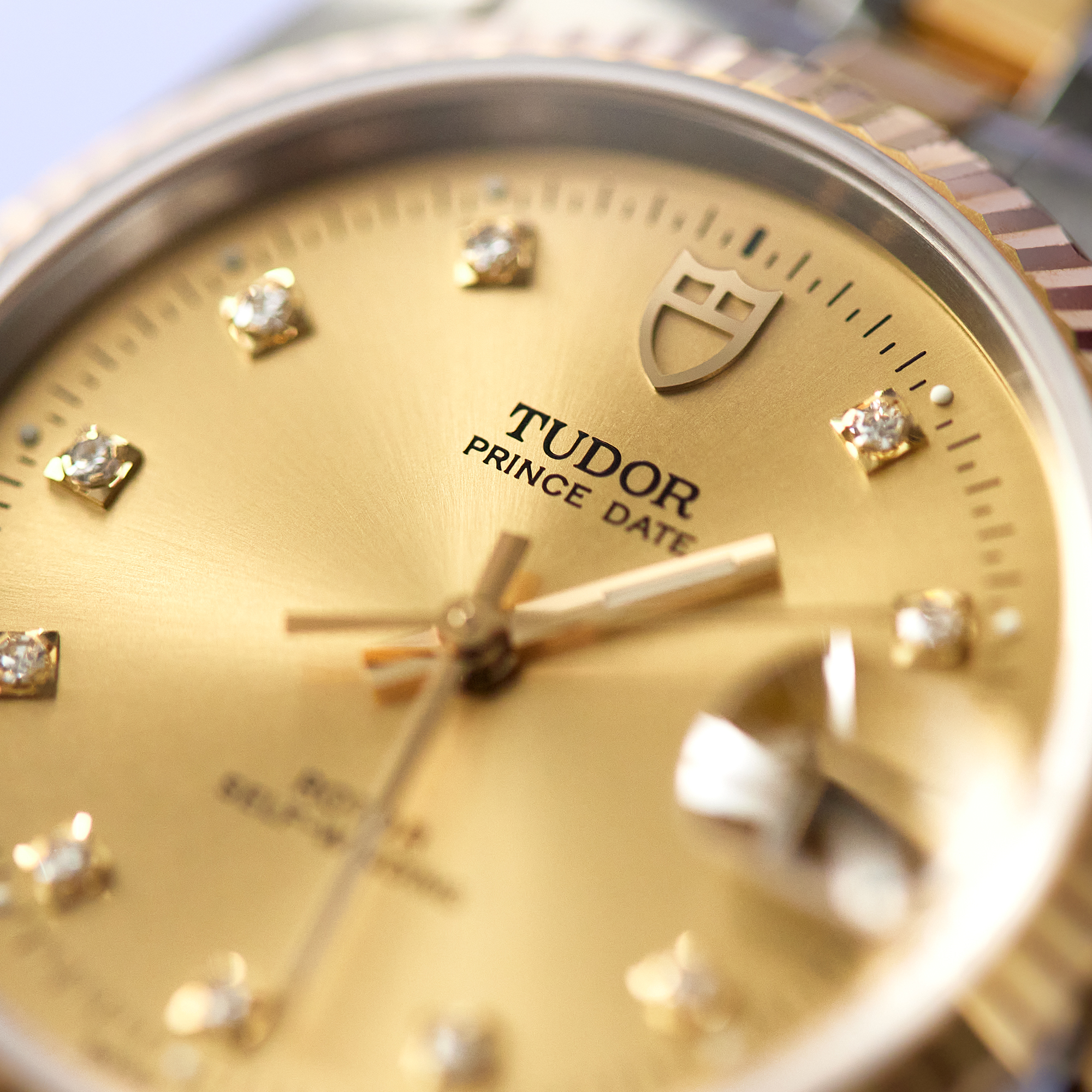 Prince Date Yellow Gold & Steel Gold Dial 34mm Product Image
