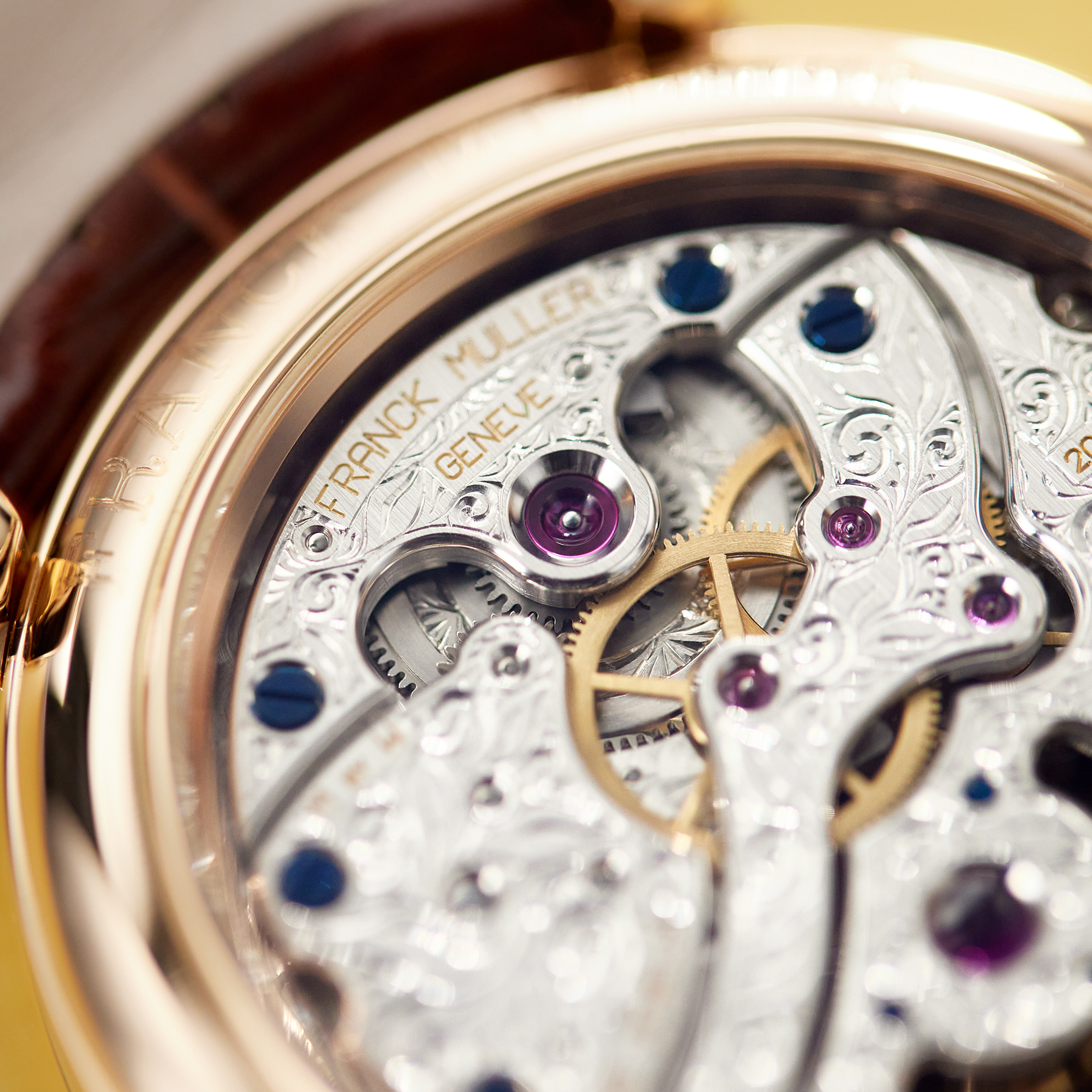 Double Mystery Tourbillon Rose Gold Silver Dial 42mm Product Image