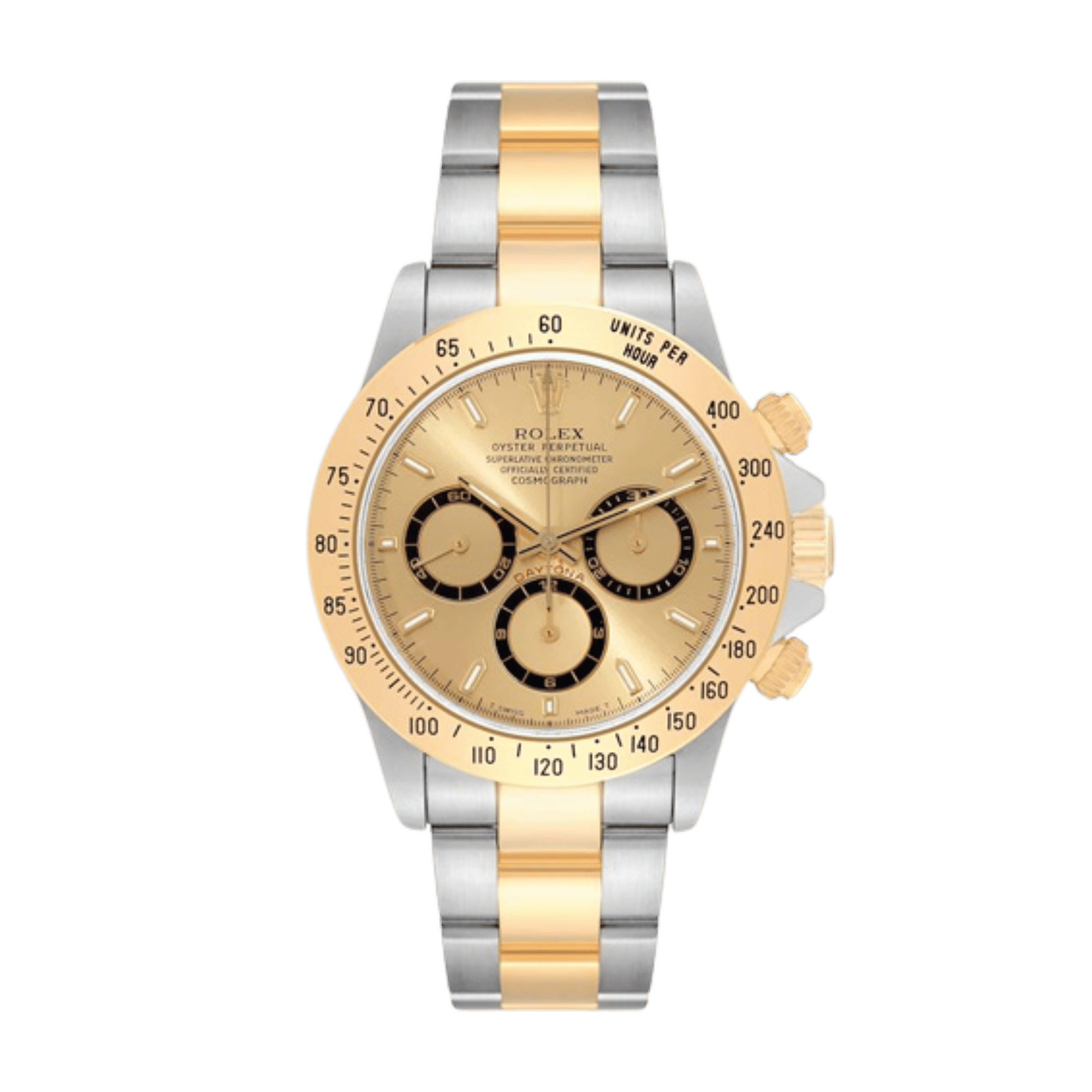 Vintage Daytona Yellow Gold & Steel Champagne Dial 40mm Product Image