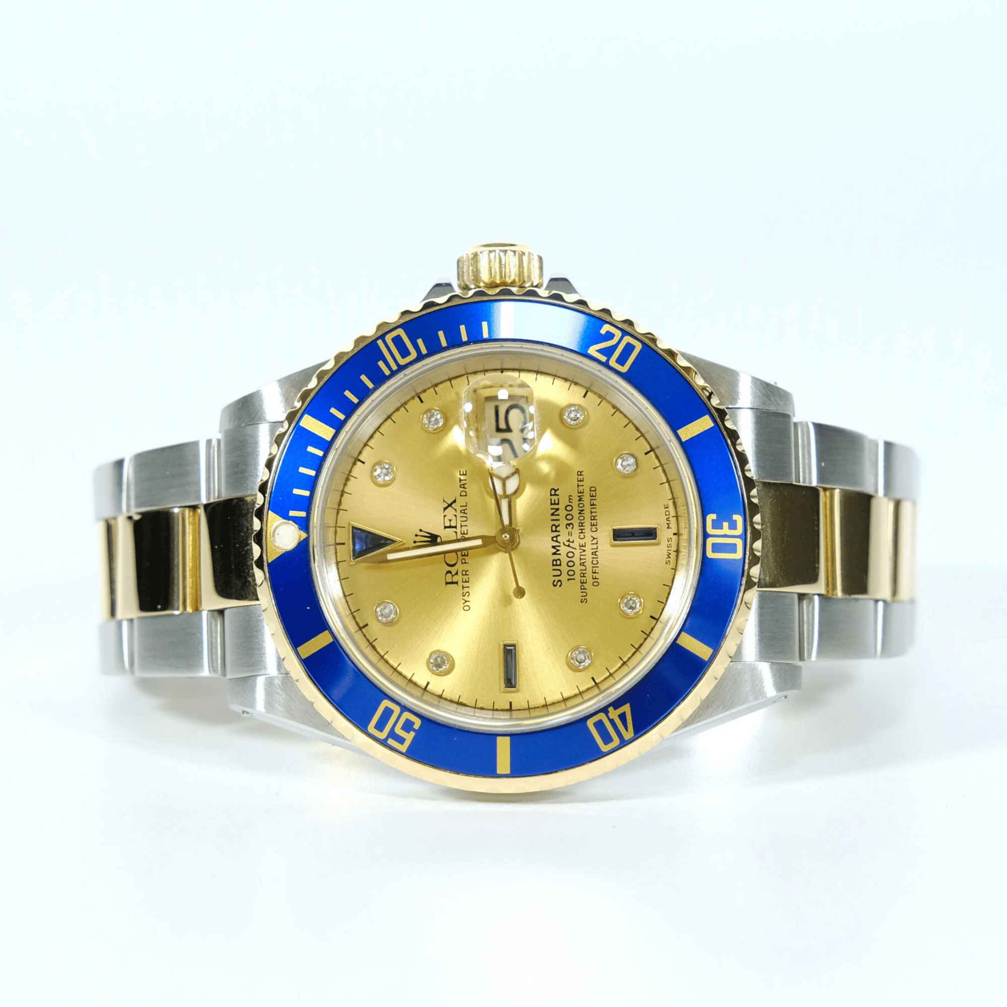 Submariner Yellow Gold & Steel Champagne Dial 40mm Product Image 1