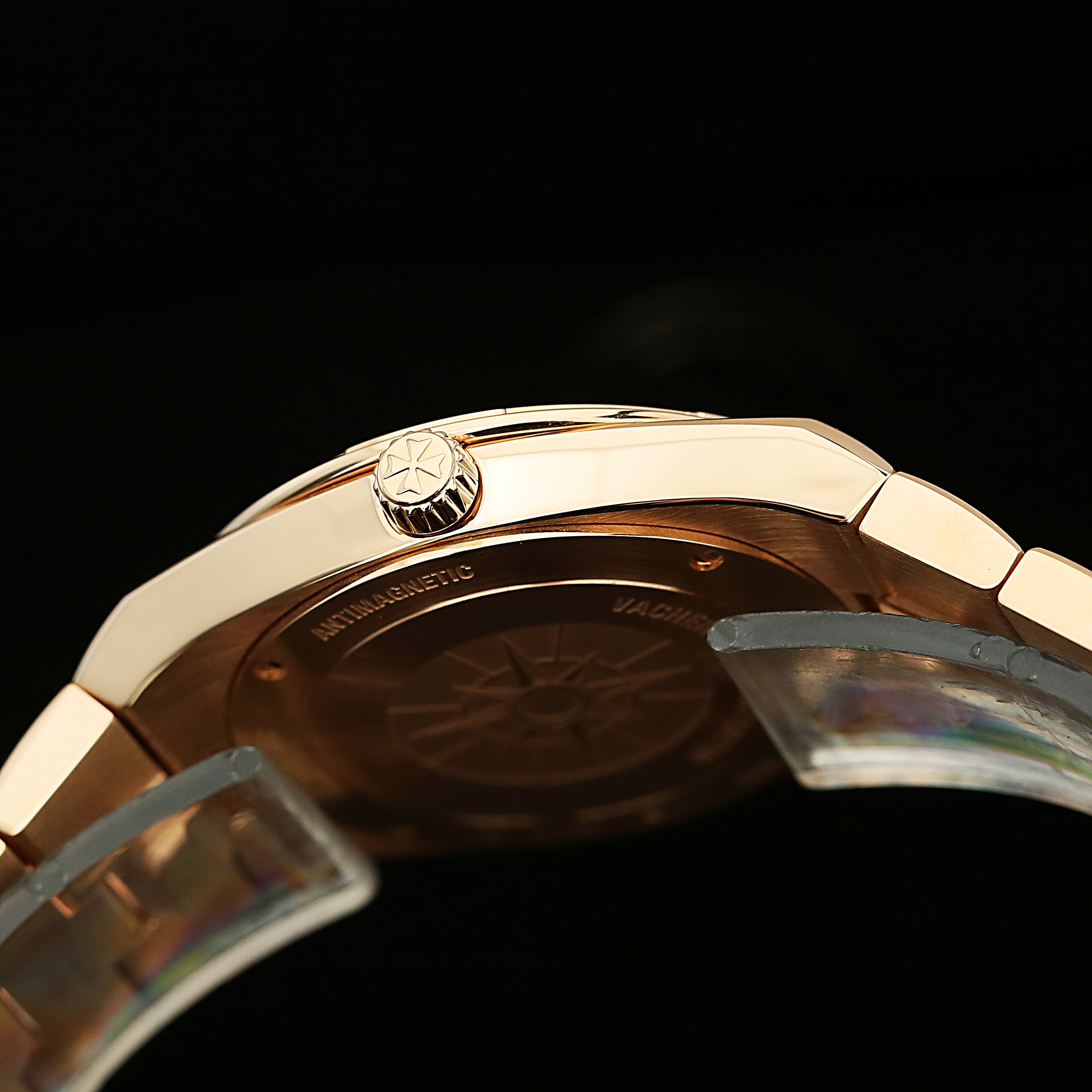 Overseas Quartz Rose Gold Diamond Blue Dial 33mm Product Image 4