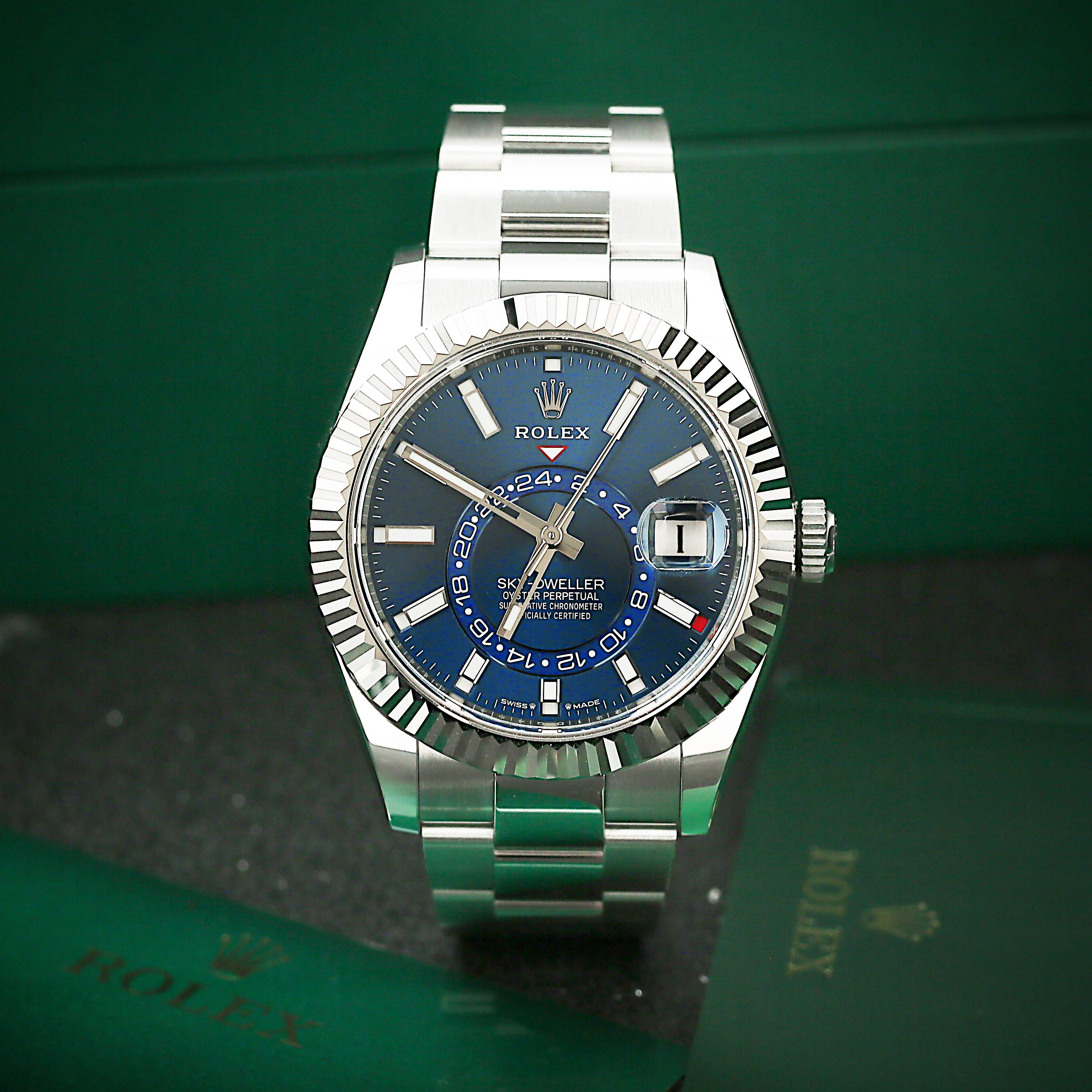 Sky-Dweller Steel Blue DIal 42mm Product Image 1