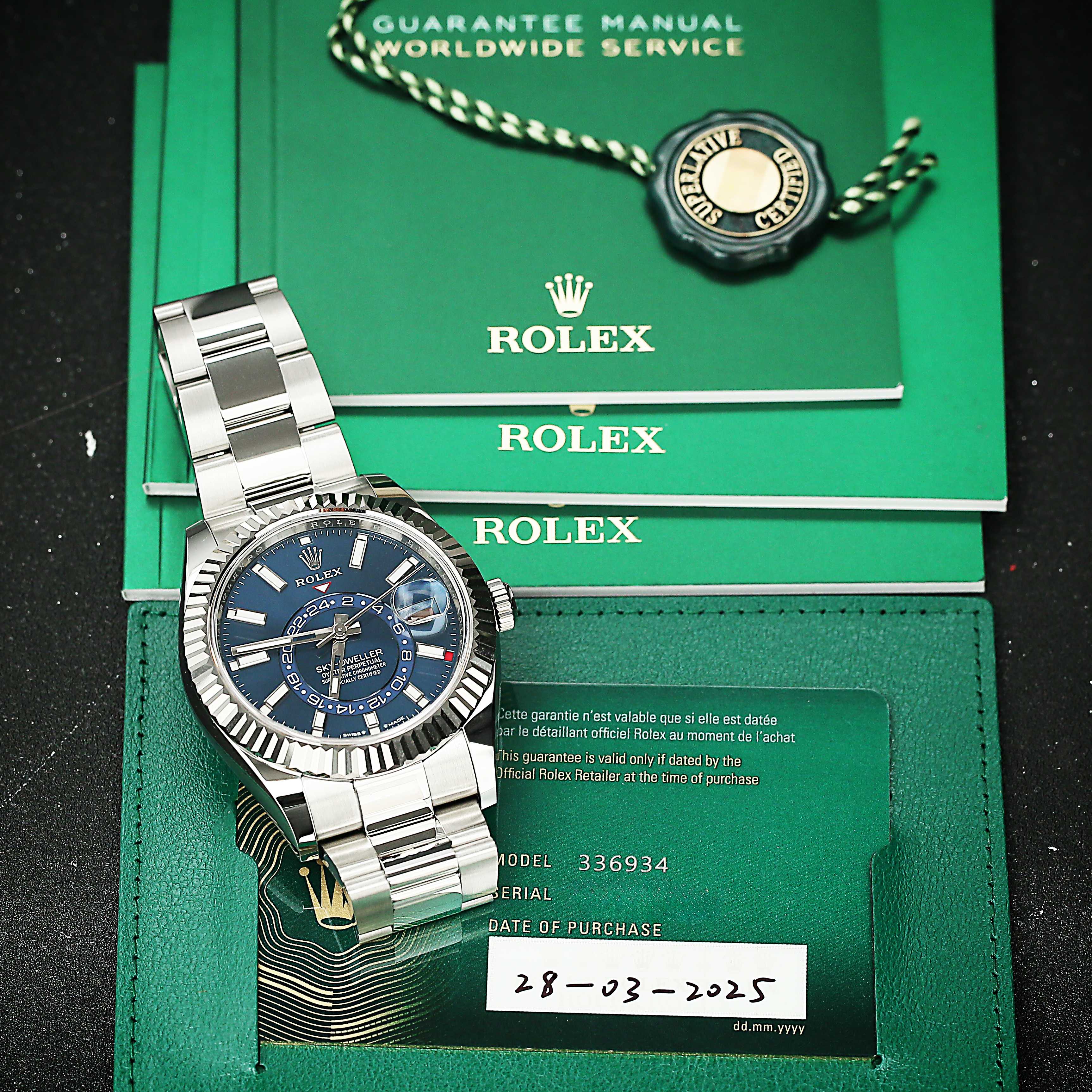 Sky-Dweller Steel Blue DIal 42mm Product Image 7