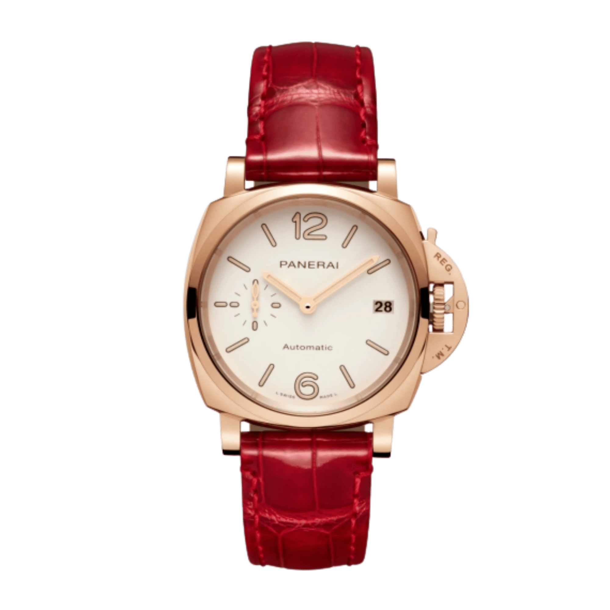 Luminor Piccolo Due Rose Gold White Dial 38mm Product Image