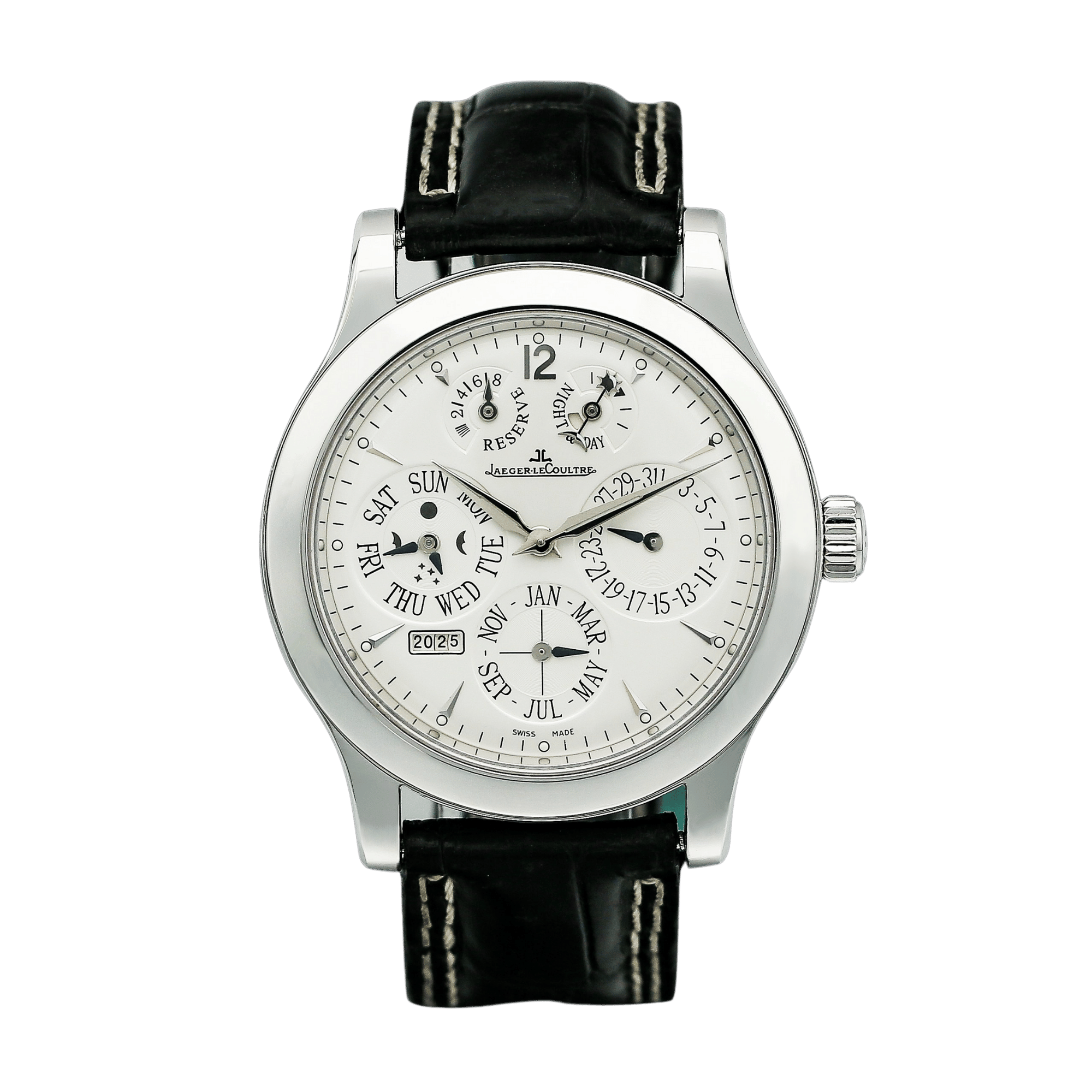 Master Eight Days Perpetual Platinum Silver Dial 41mm Product Image