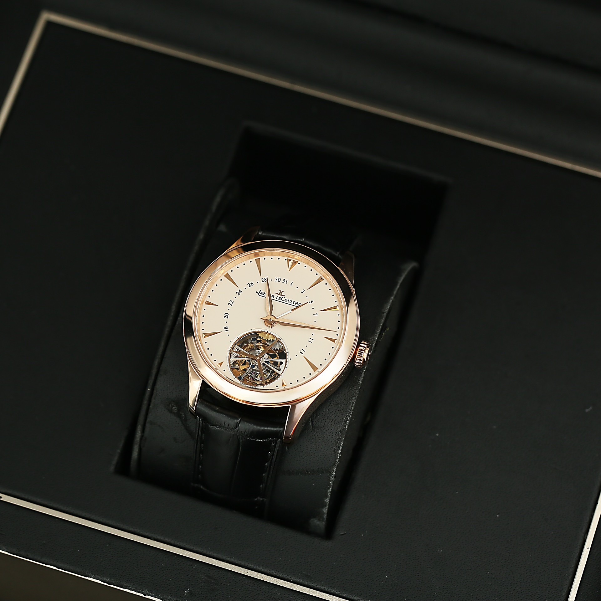 Master Date Tourbillon Rose Gold Beige Dial 39mm Product Image 1