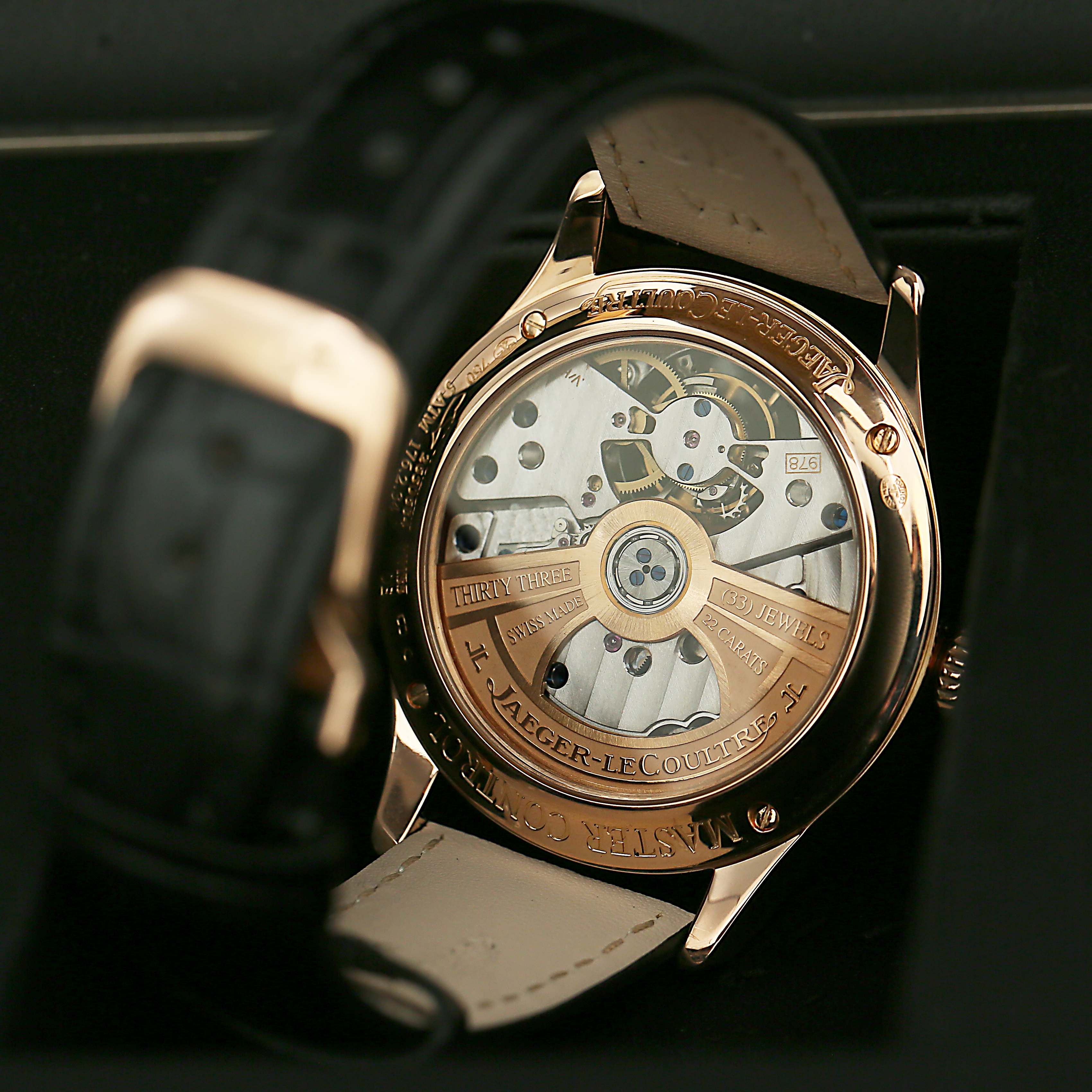 Master Date Tourbillon Rose Gold Beige Dial 39mm Product Image 5