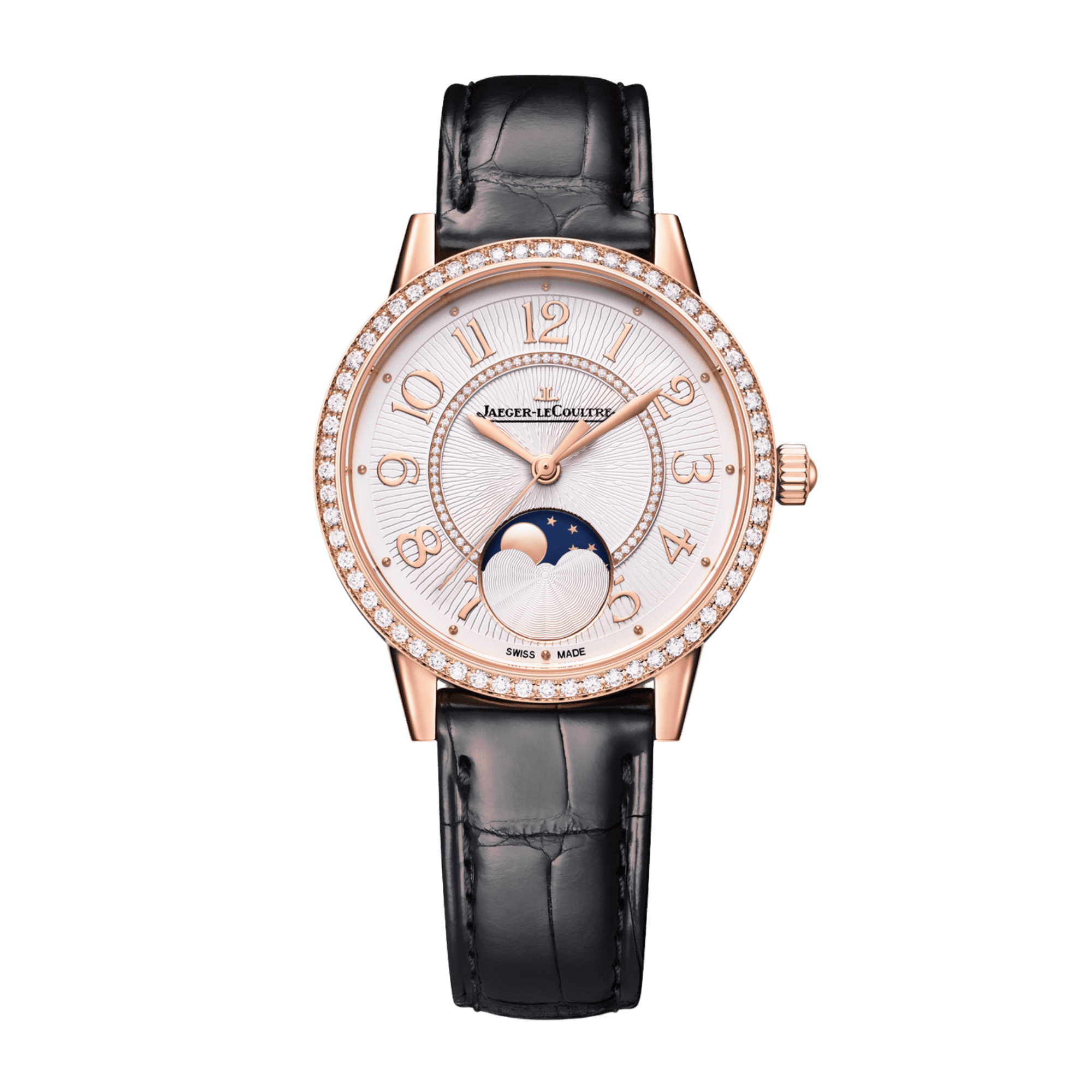 Rendez-Vous Moon Rose Gold Diamond Silver Dial 34mm Product Image