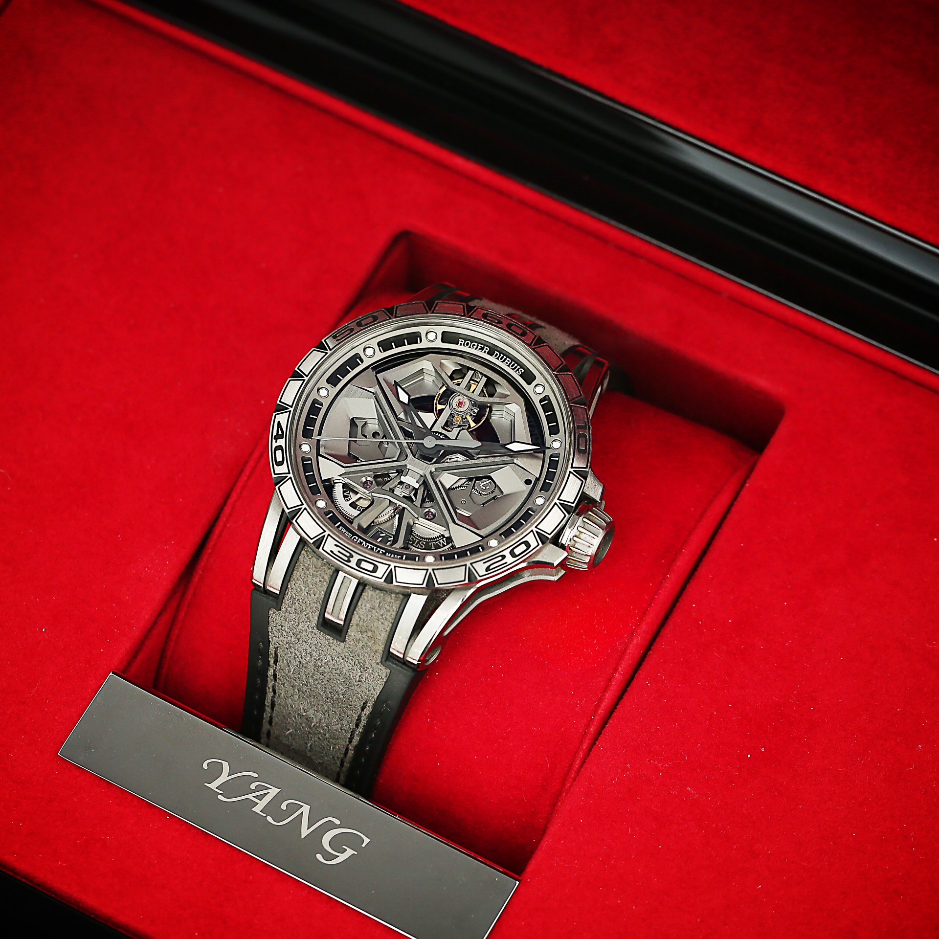 Excalibur Spider Monobalancier Huracán Titanium Skeleton Dial 45mm Product Image 2