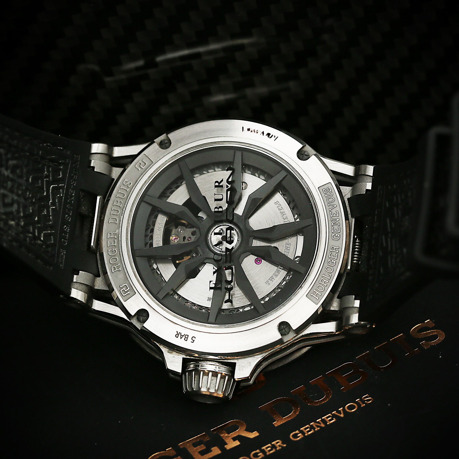 Excalibur Spider Monobalancier Huracán Titanium Skeleton Dial 45mm Product Image 4