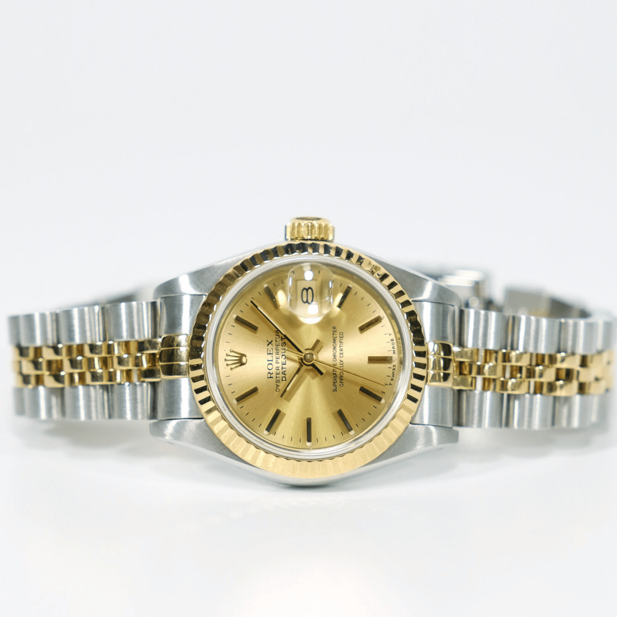 Vintage Lady-Datejust Yellow Gold & Steel Jubilee Champagne Dial 26mm Product Image 1