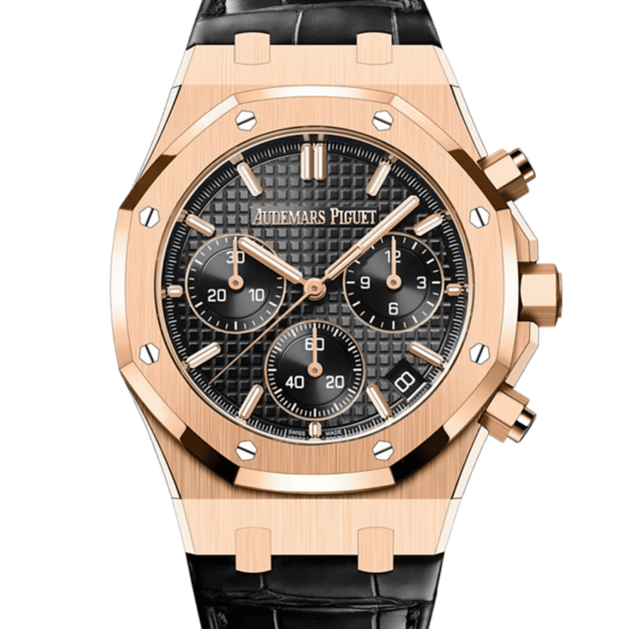 Royal Oak Chronograph Rose Gold Black Dial 41mm Product Image 1