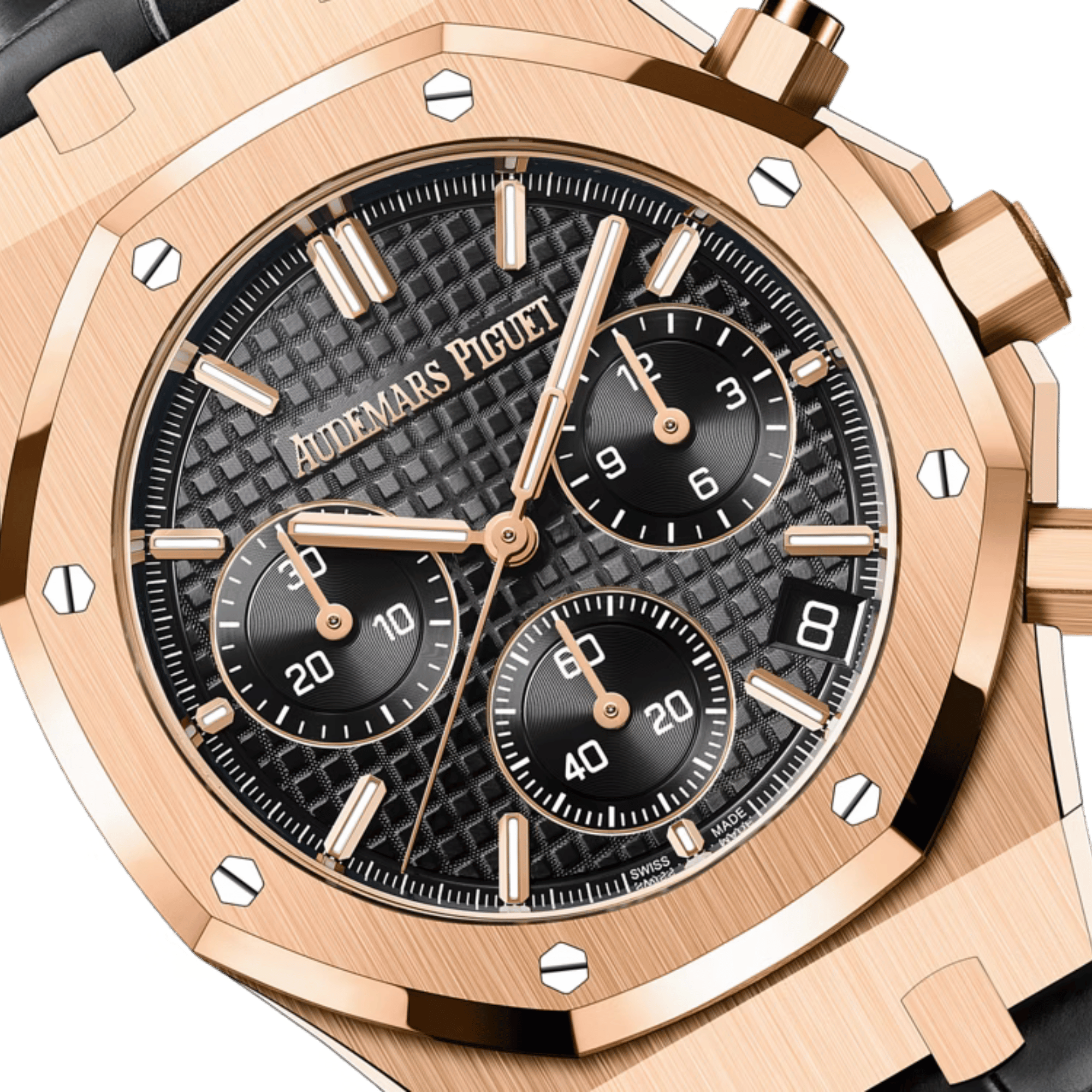 Royal Oak Chronograph Rose Gold Black Dial 41mm Product Image 2