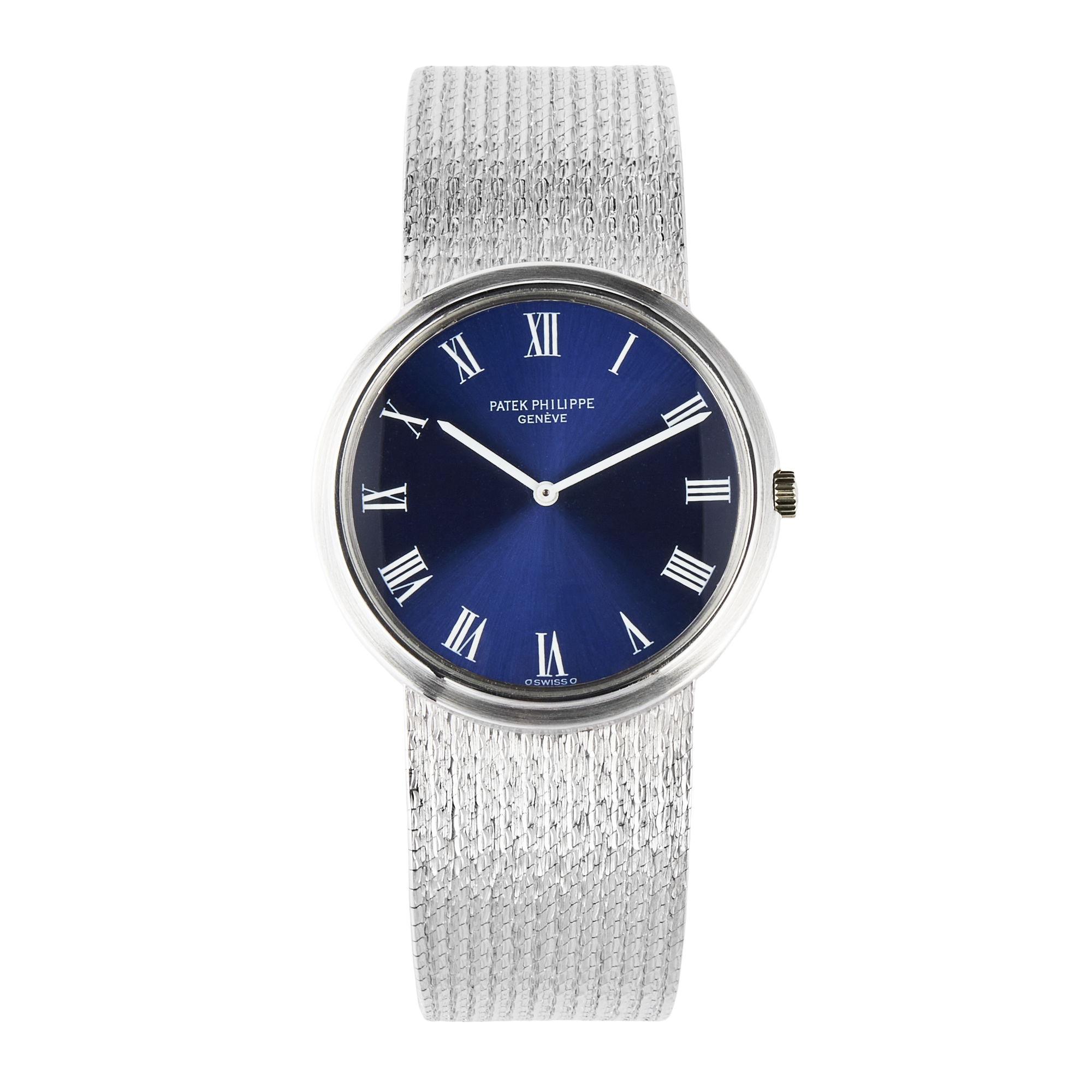 Vintage Calatrava White Gold Blue Dial 33mm Product Image