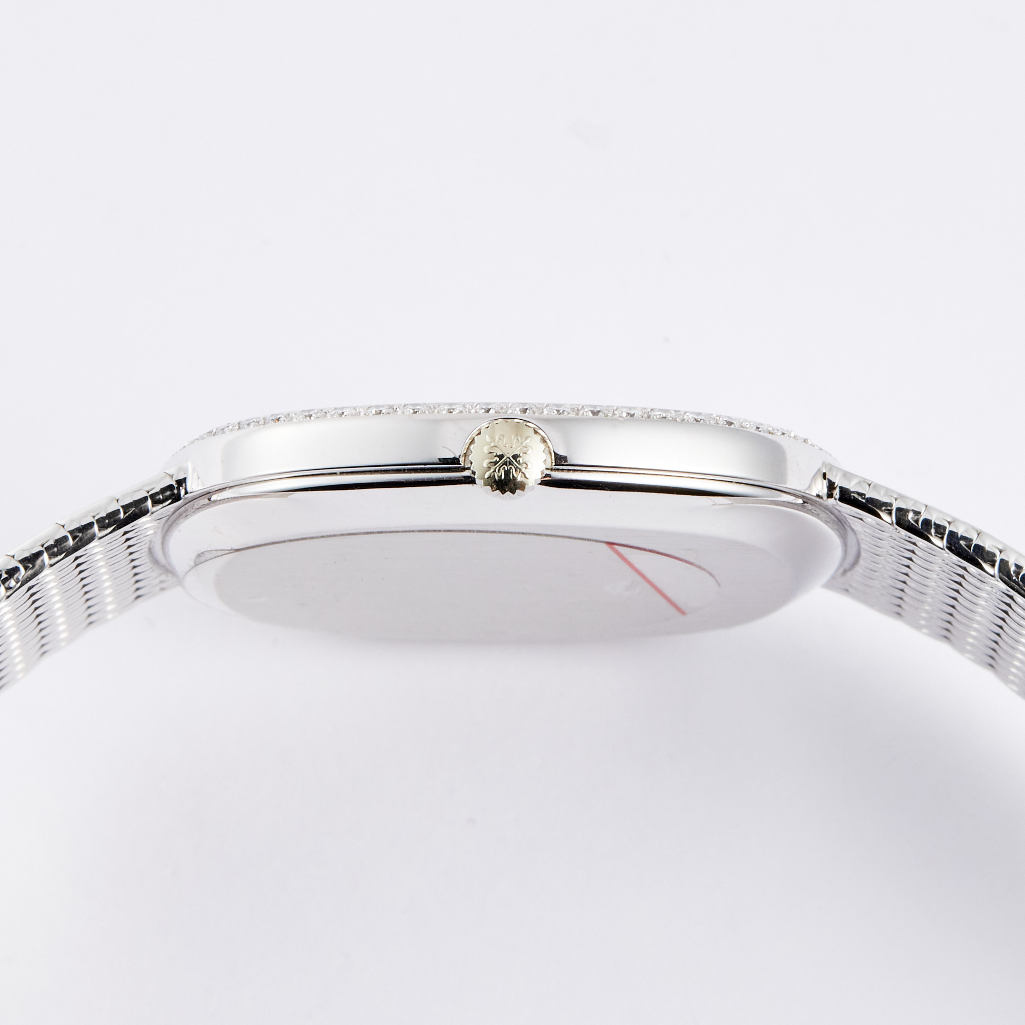 Vintage Ellipse White Gold Diamond Silver Dial 33mm Product Image 4